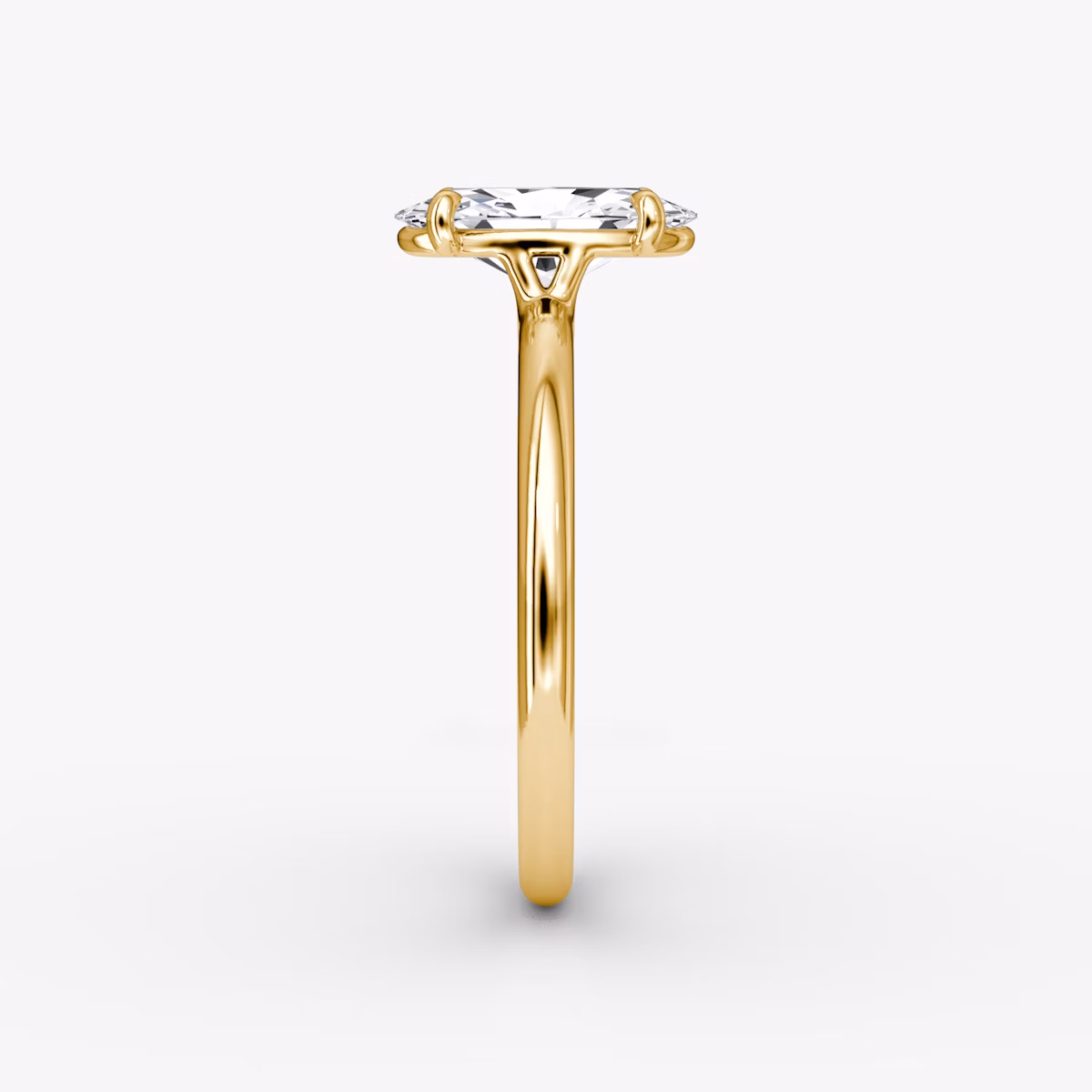 The Signature | Moval | 18k | Yellow Gold | bandAccent: Plain | bandWidth: standard | excludeFromFeed: null | hiddenHalo: no | diamondOrientation: vertical | caratWeight: other