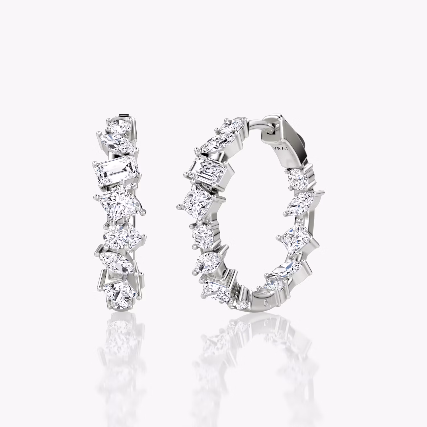 Mixed Shape Eternity Hoop