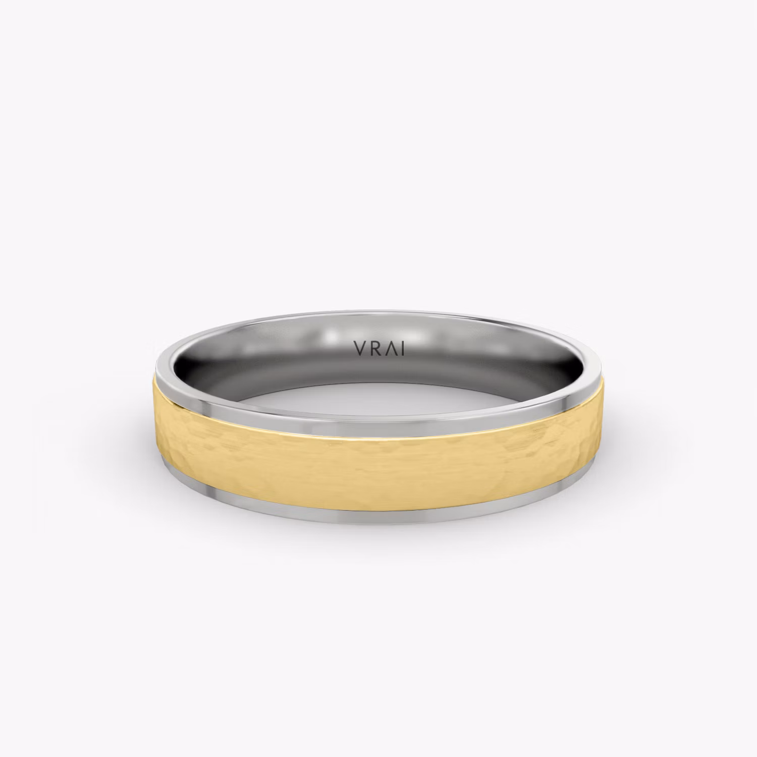 Two Tone Hammered Band