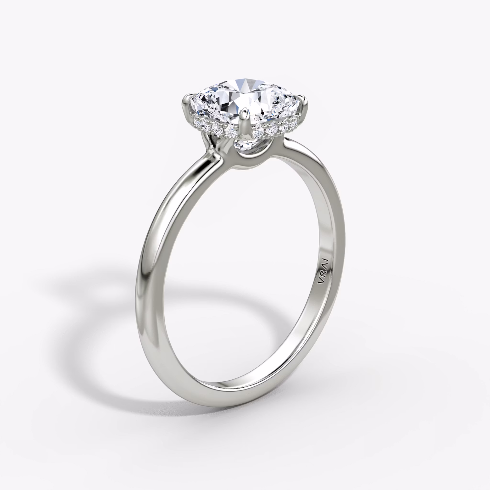 Signature Cushion | White Gold