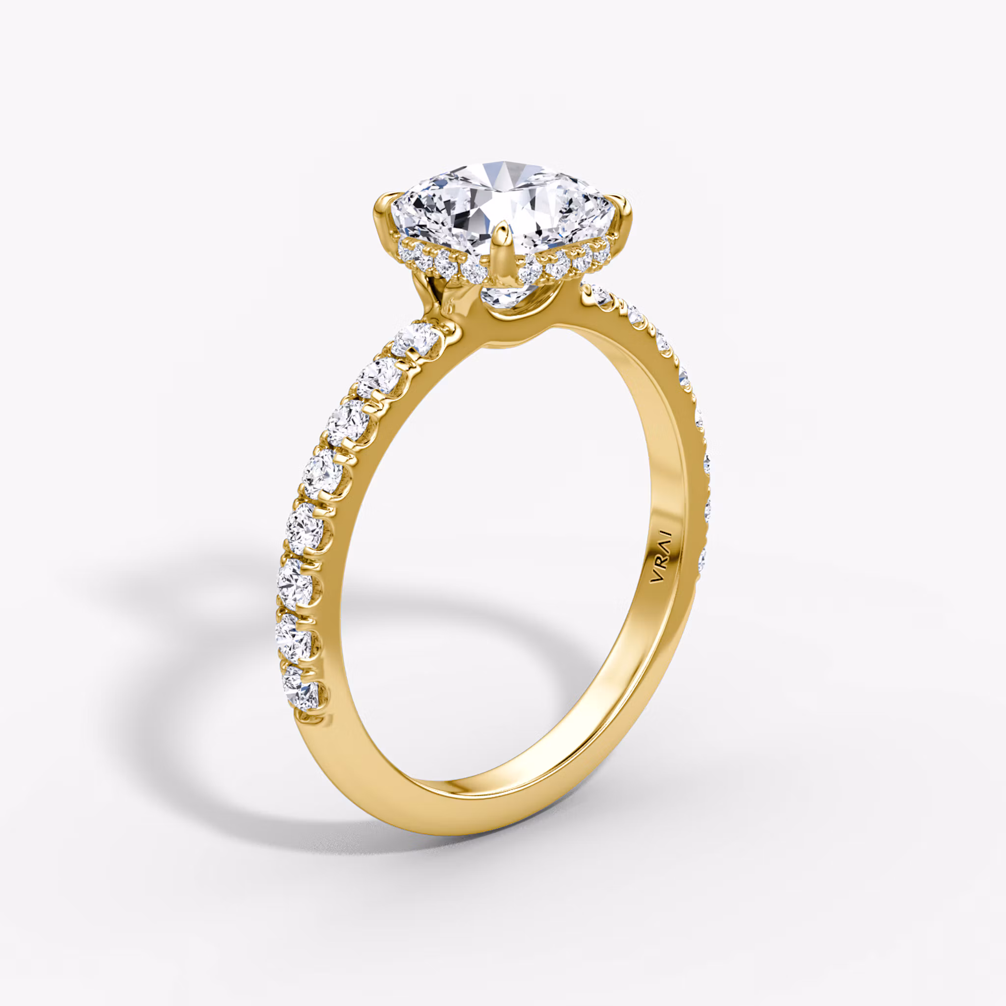 Signature Cushion | Yellow Gold