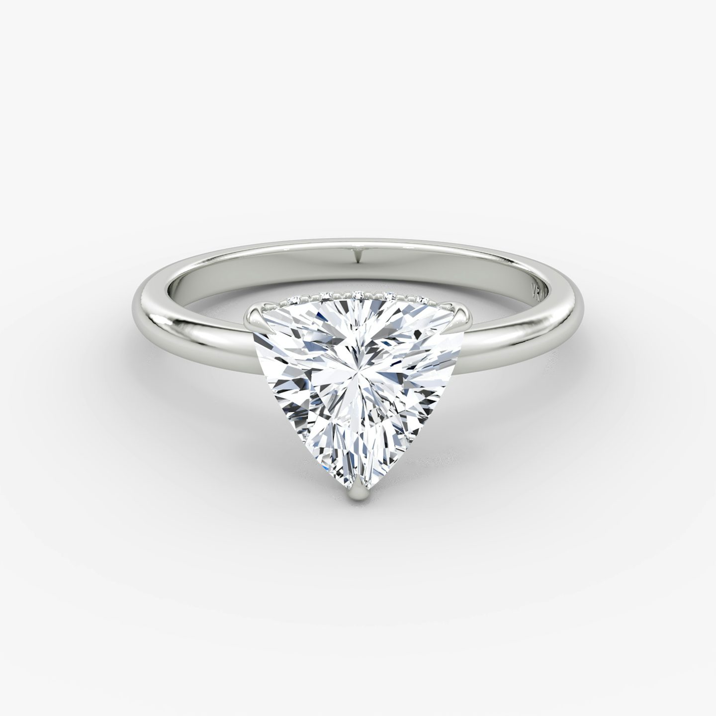 The Signature | Trillion | Platinum | bandAccent: Plain | bandWidth: large | hiddenHalo: yes | diamondOrientation: vertical | caratWeight: other