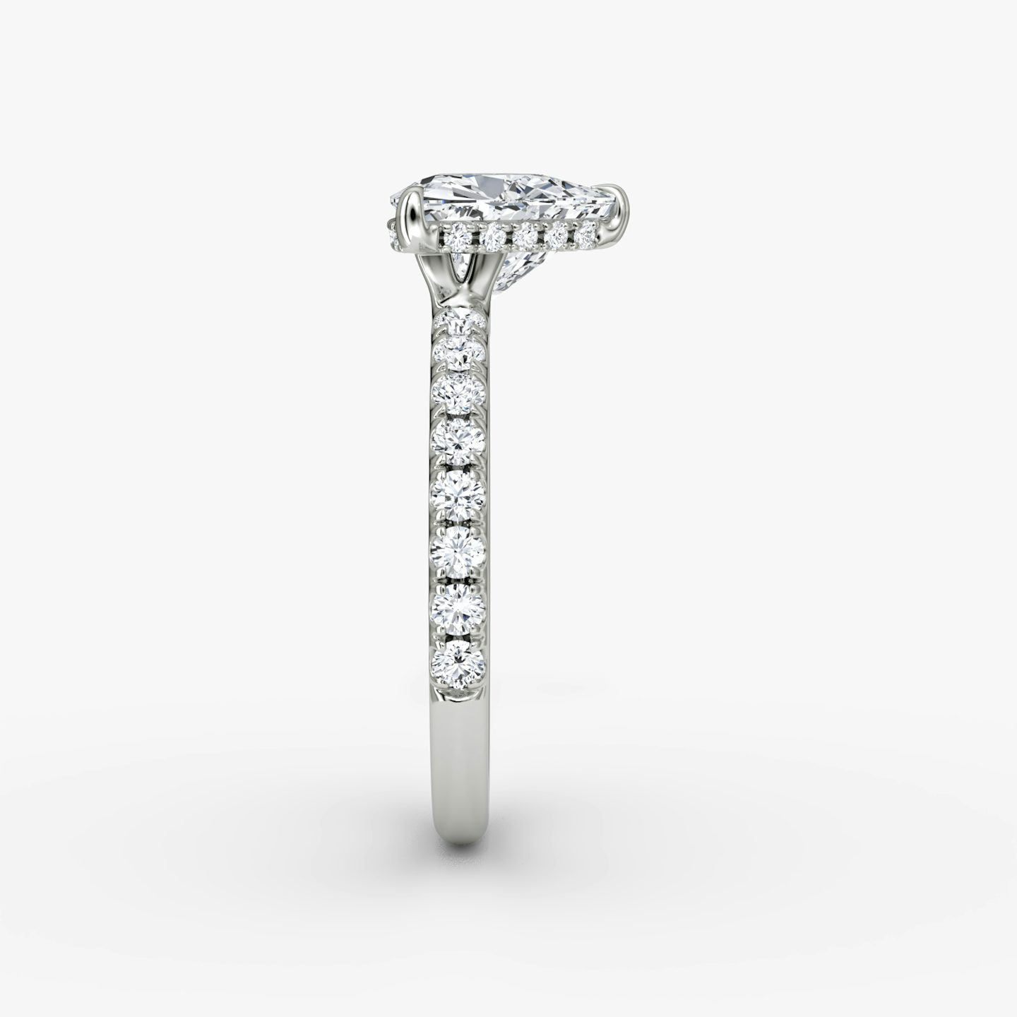 The Signature | Trillion | Platinum | bandAccent: Pavé | bandWidth: large | hiddenHalo: yes | diamondOrientation: vertical | caratWeight: other