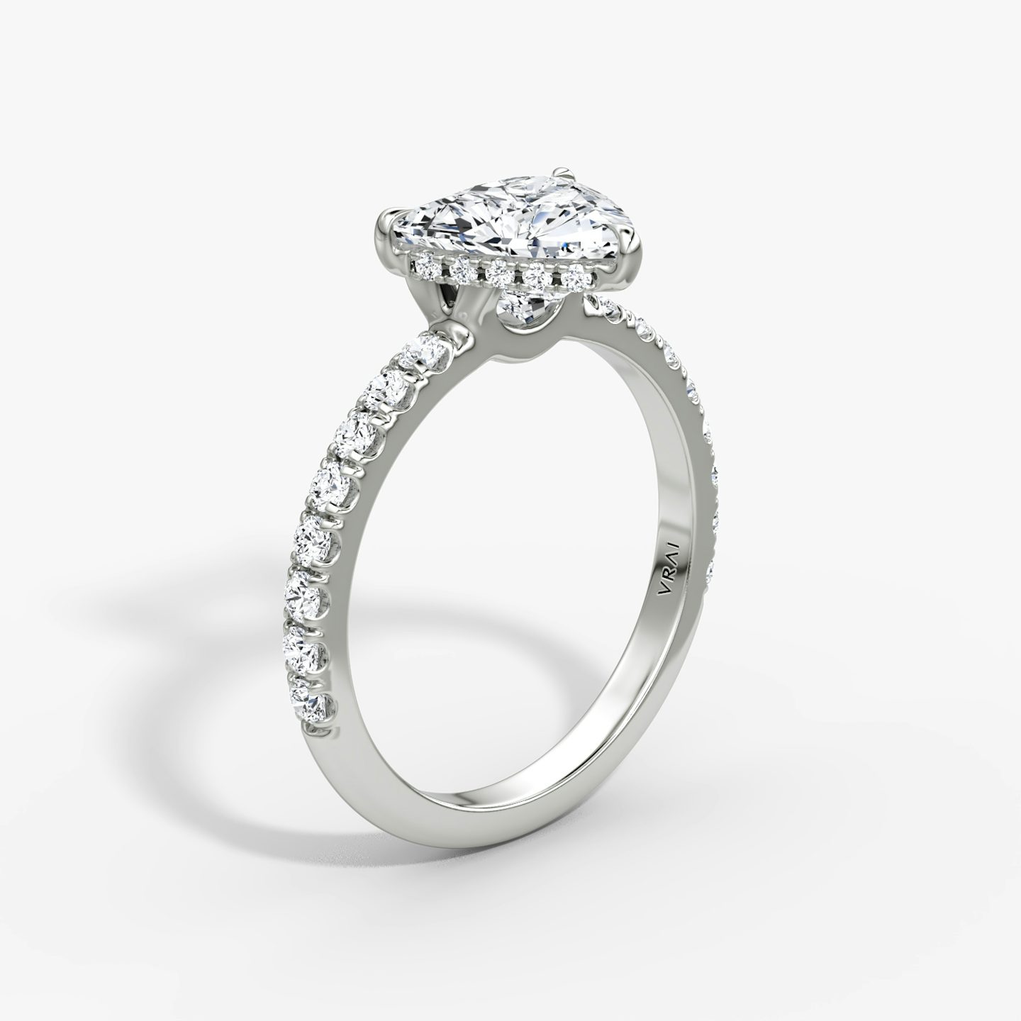 The Signature | Trillion | Platinum | bandAccent: Pavé | bandWidth: large | hiddenHalo: yes | diamondOrientation: vertical | caratWeight: other