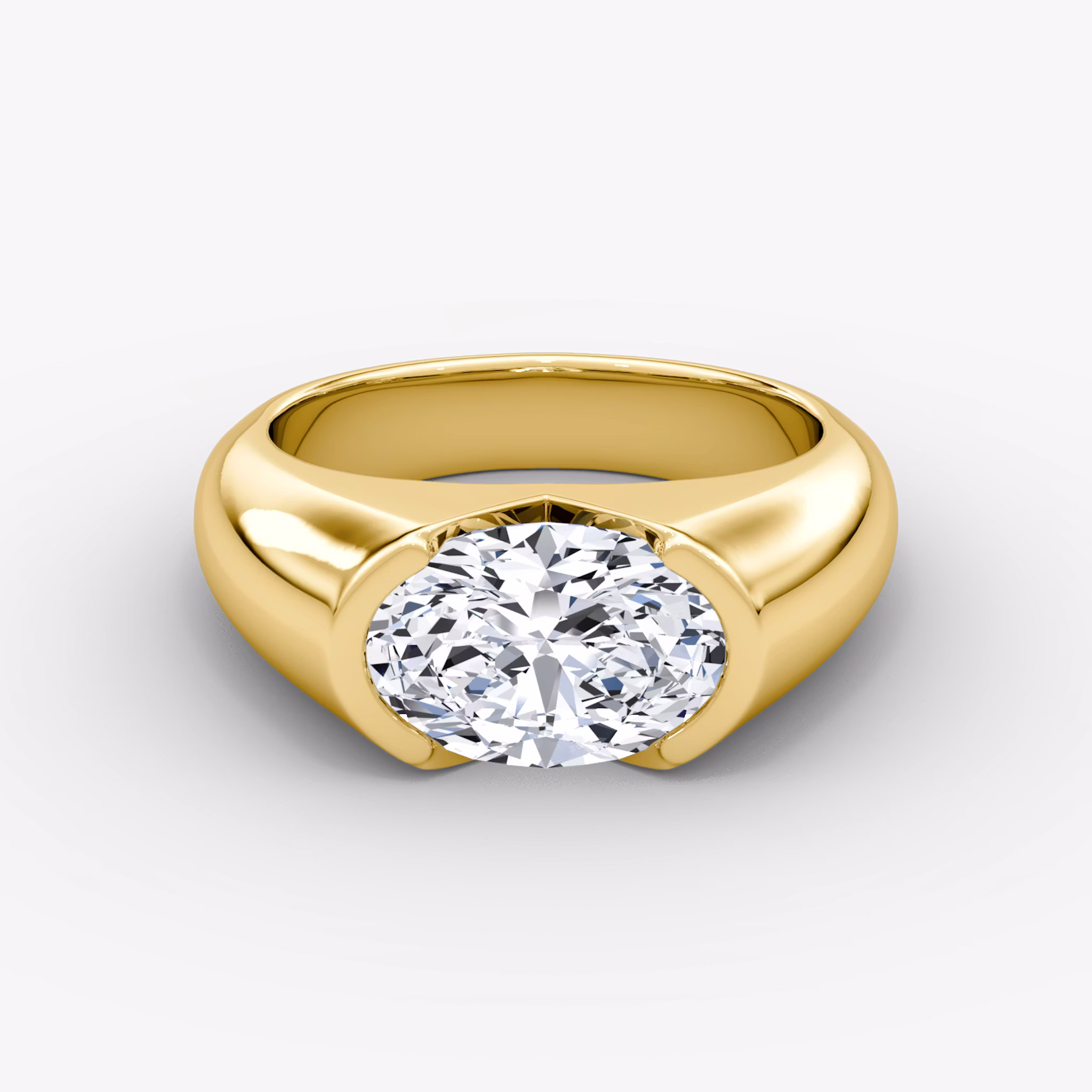 Statement Signet Oval | Yellow Gold