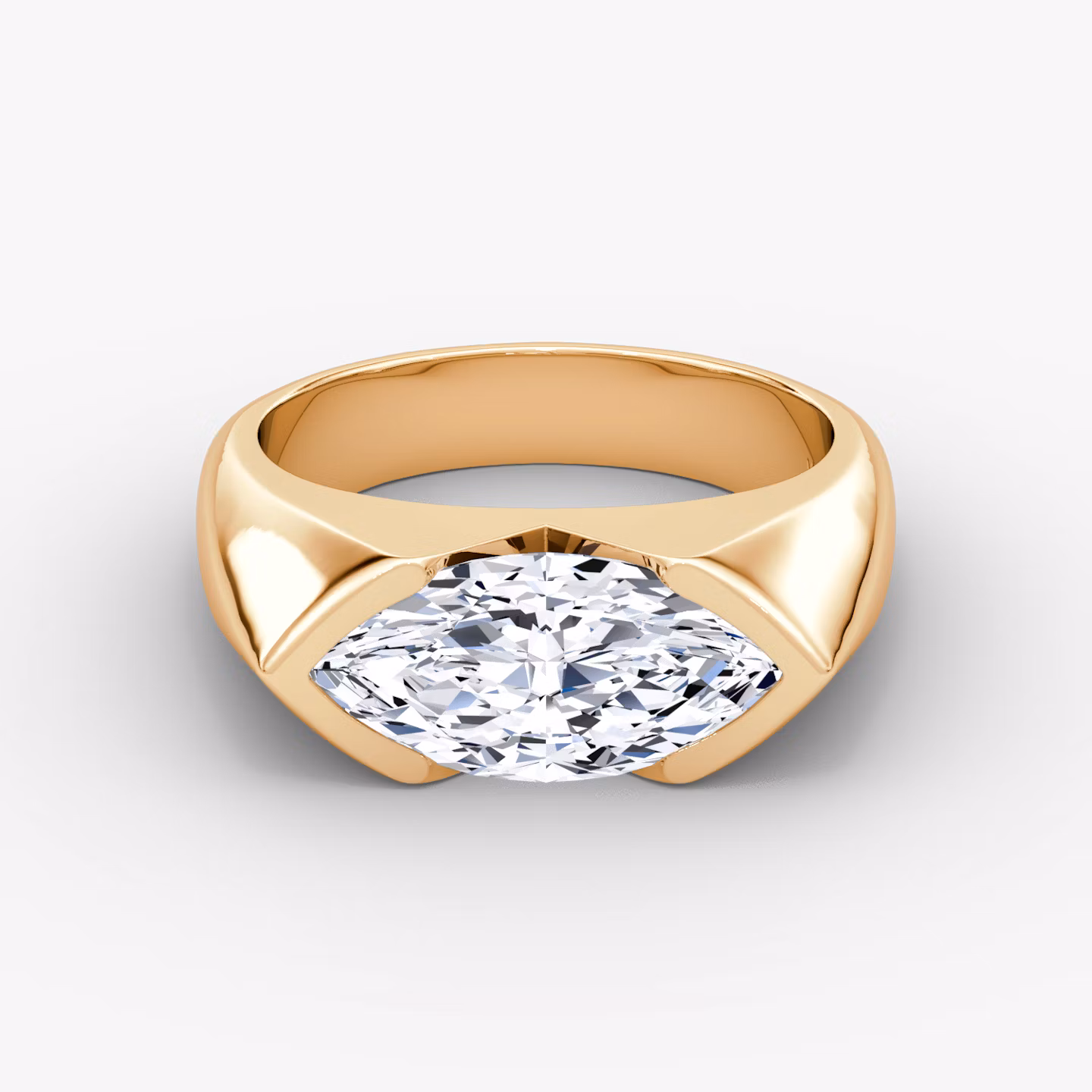 The Statement Signet Marquise | Rose Gold