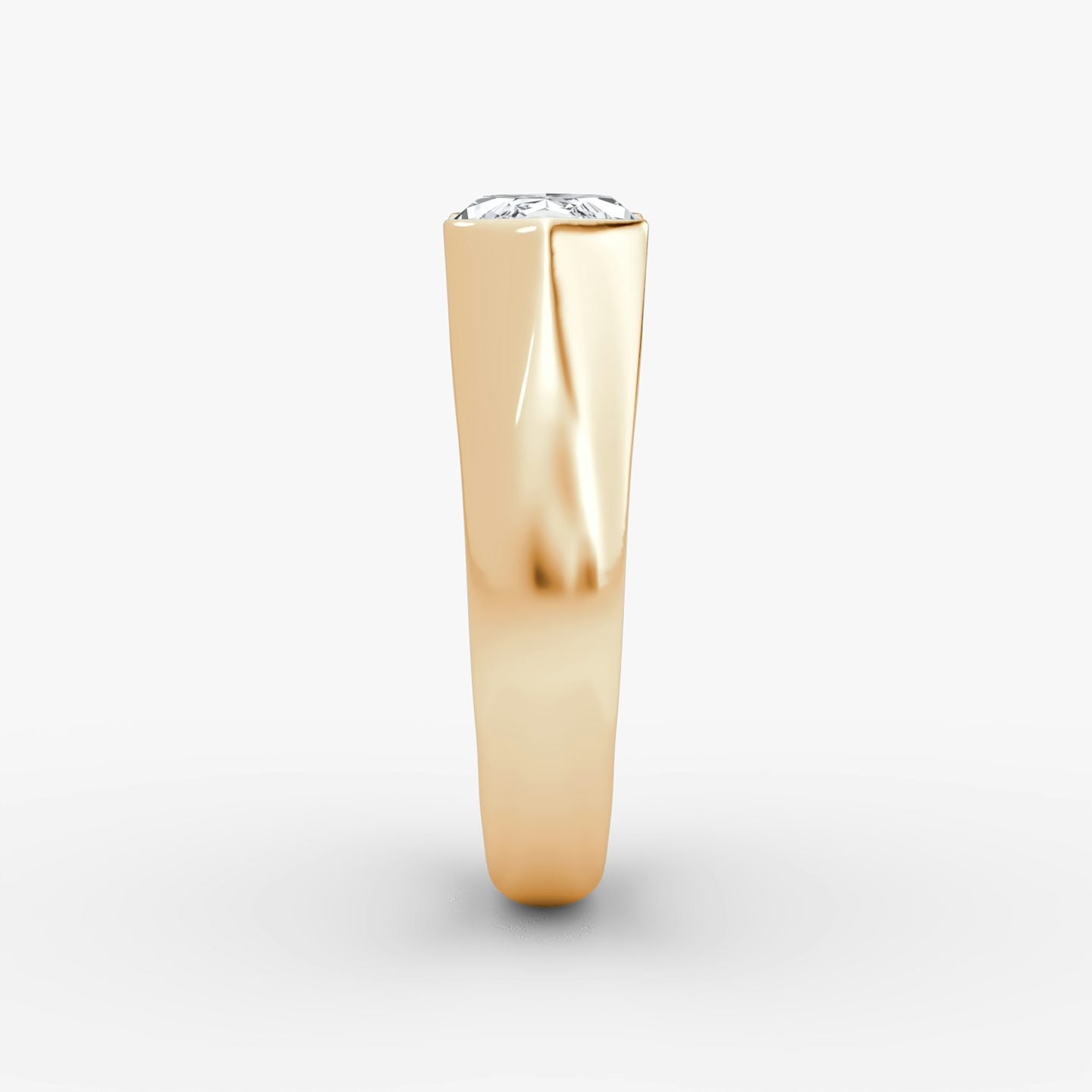 The Statement Signet | Marquise | 14k | Rose Gold | bandAccent: Plain | diamondOrientation: vertical | caratWeight: other