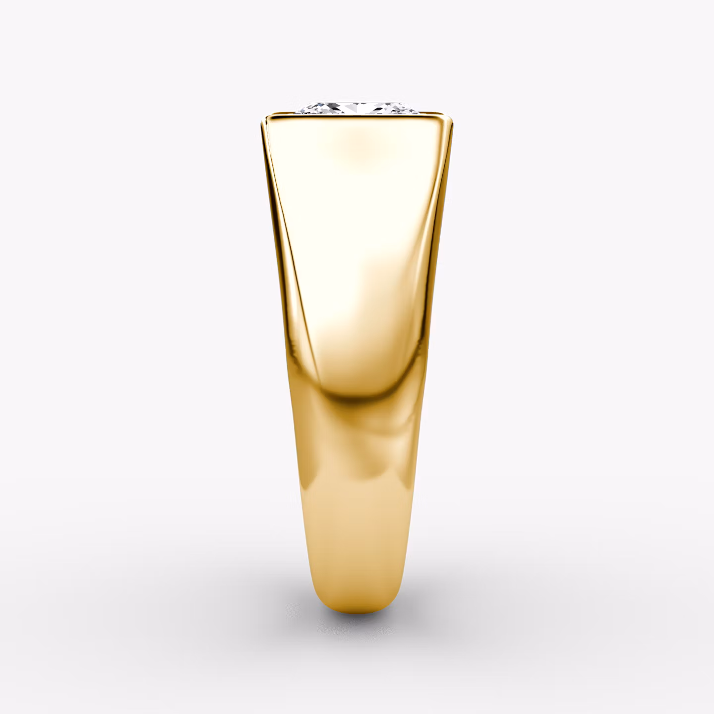 Statement Signet | Tropfen | 18k | Gelbgold | bandAccent: Ohne Pavé-Besatz | diamondOrientation: vertical | caratWeight: other