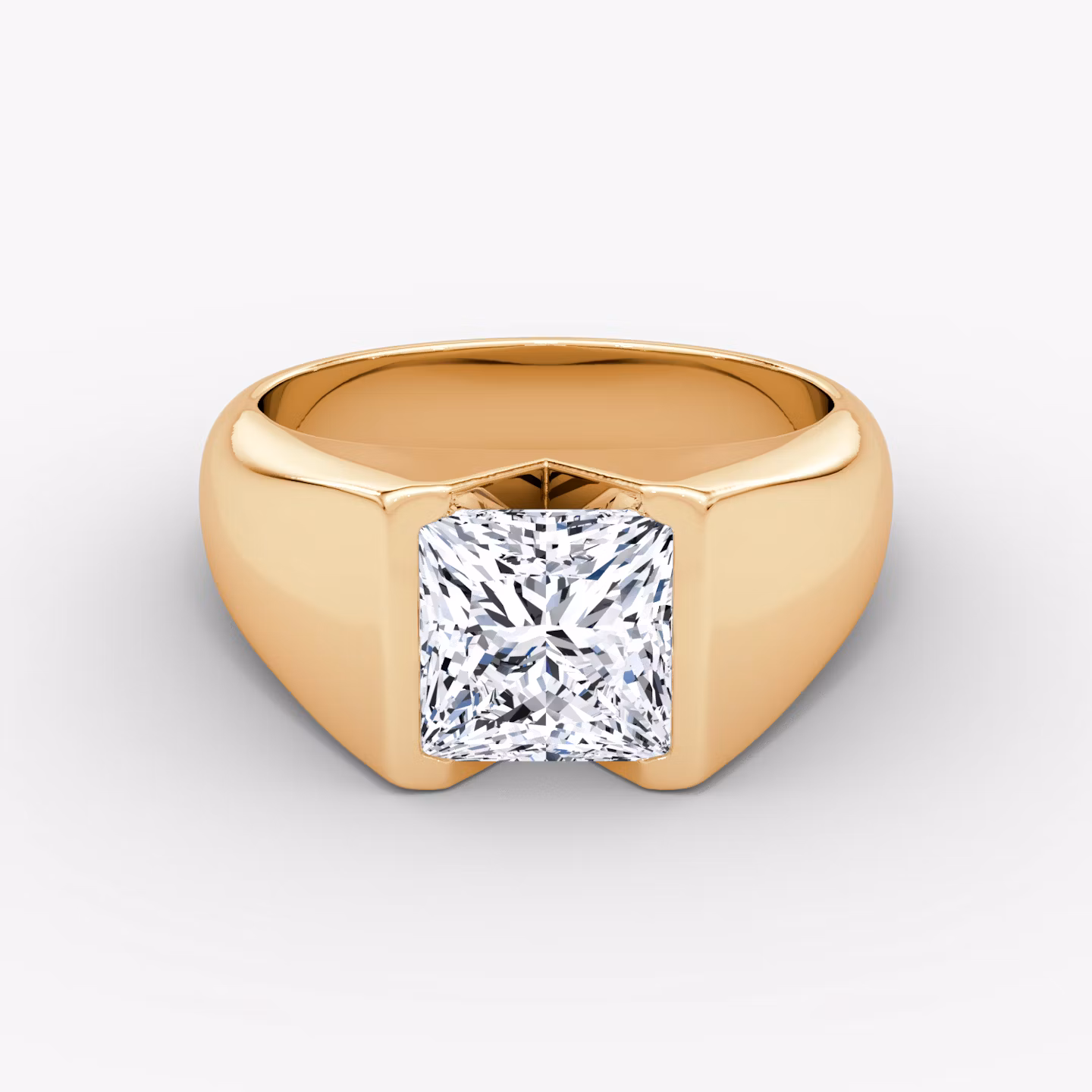The Statement Signet Princess | Rose Gold