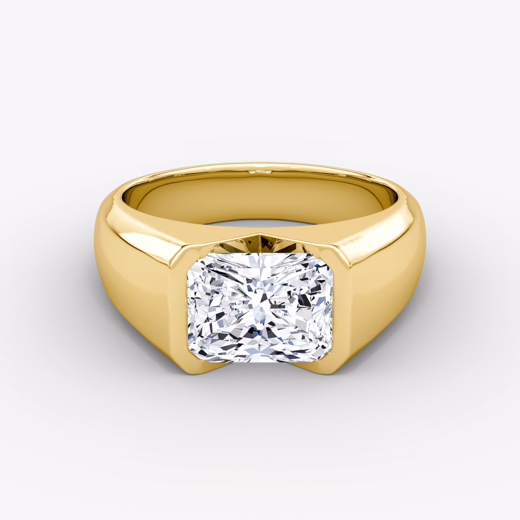 Statement Signet Radiant | Yellow Gold