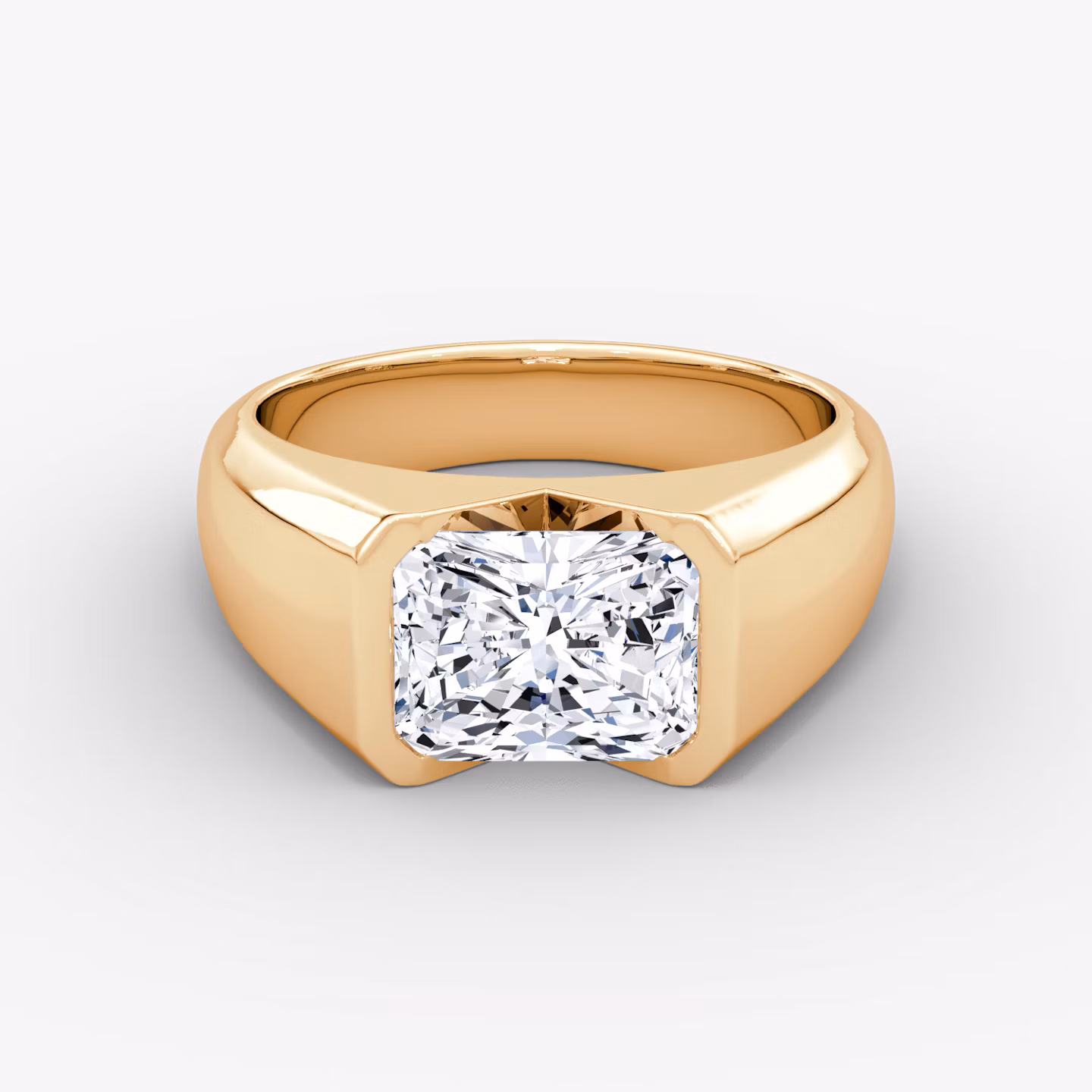 The Statement Signet Radiant | Rose Gold