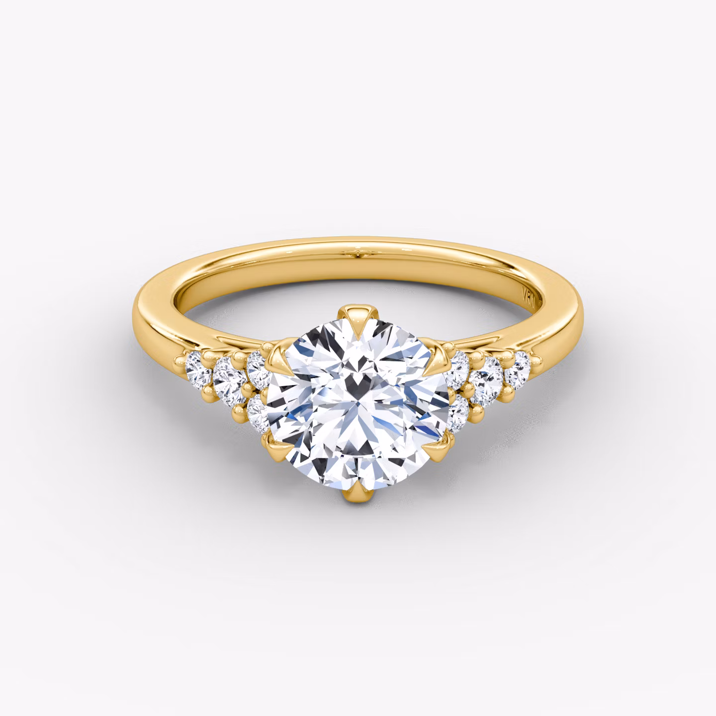 The Round Cluster Heirloom Round Brilliant | Yellow Gold
