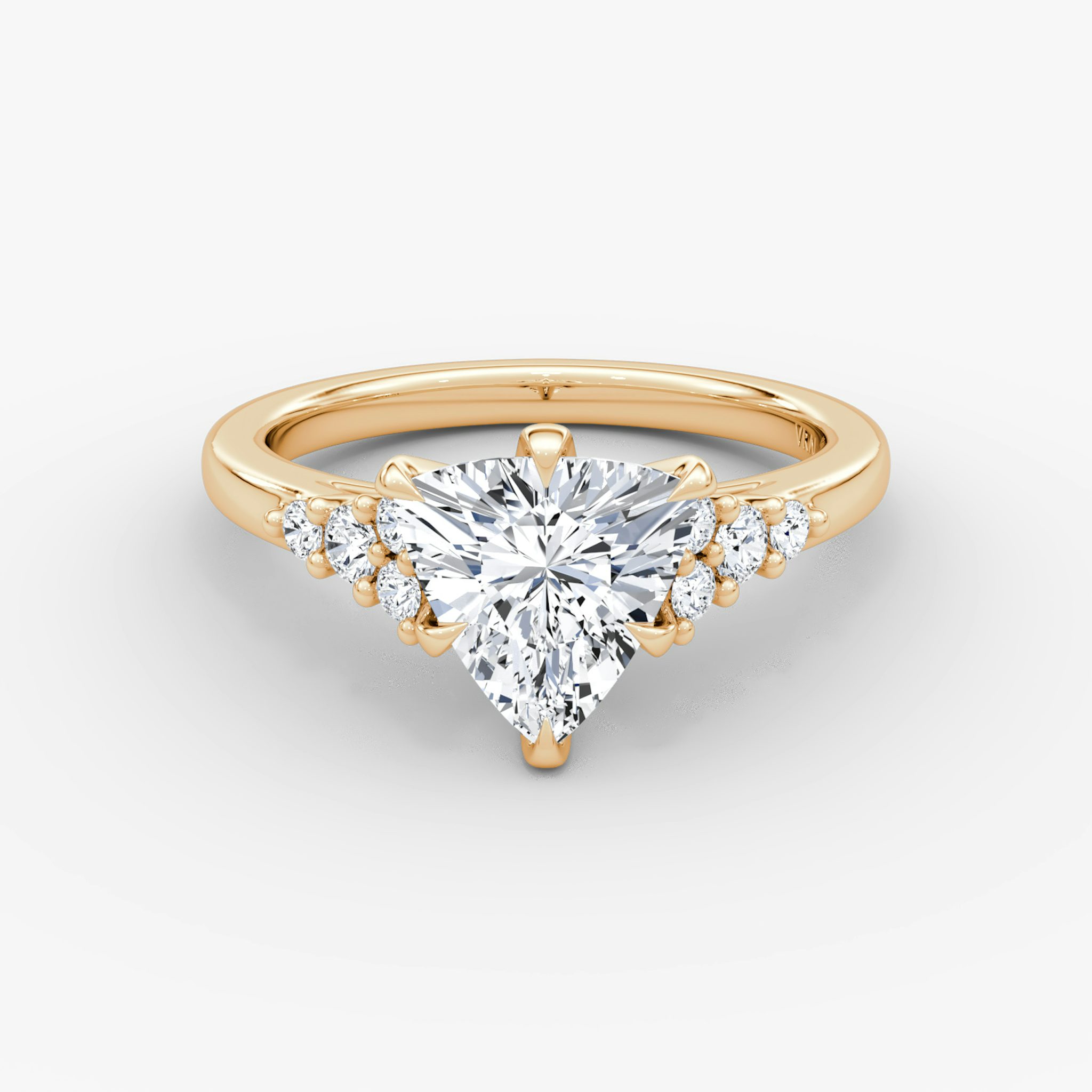 The Round Cluster Heirloom | Trillant | 14k | Roségold | bandAccent: Ohne Pavé-Besatz | diamondOrientation: vertical | caratWeight: other
