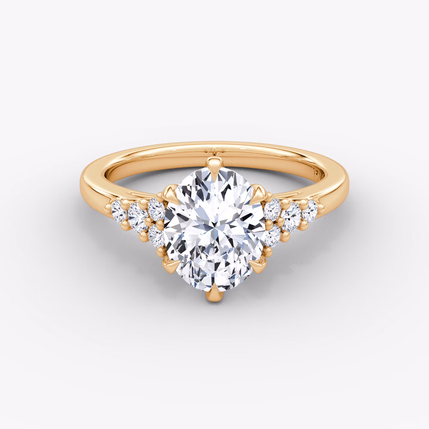 The Round Cluster Heirloom Oval | Rose Gold