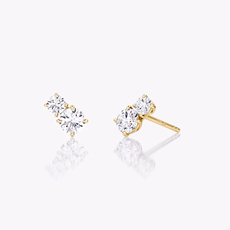 Shown with right stud, left stud