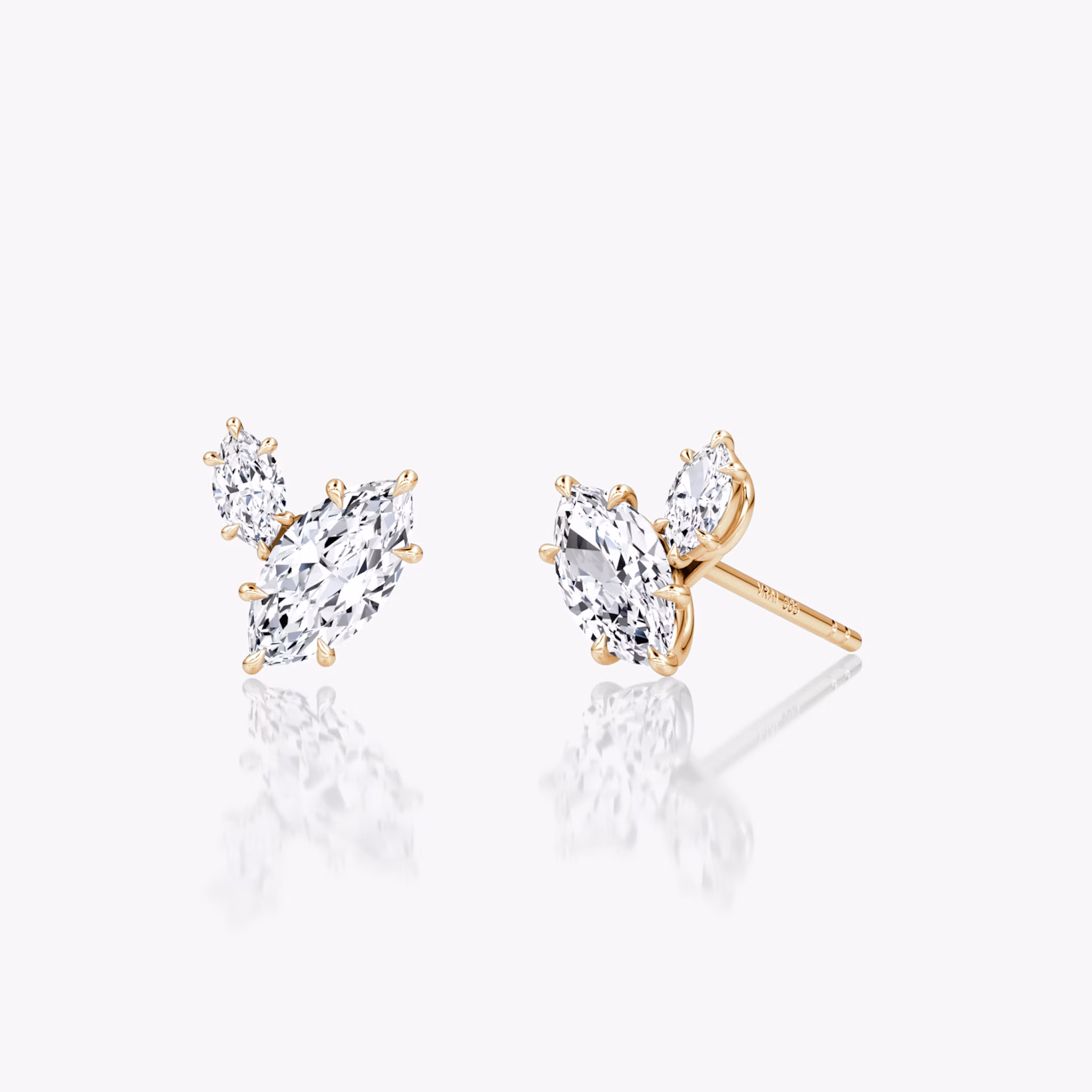 Shown with right stud, left stud