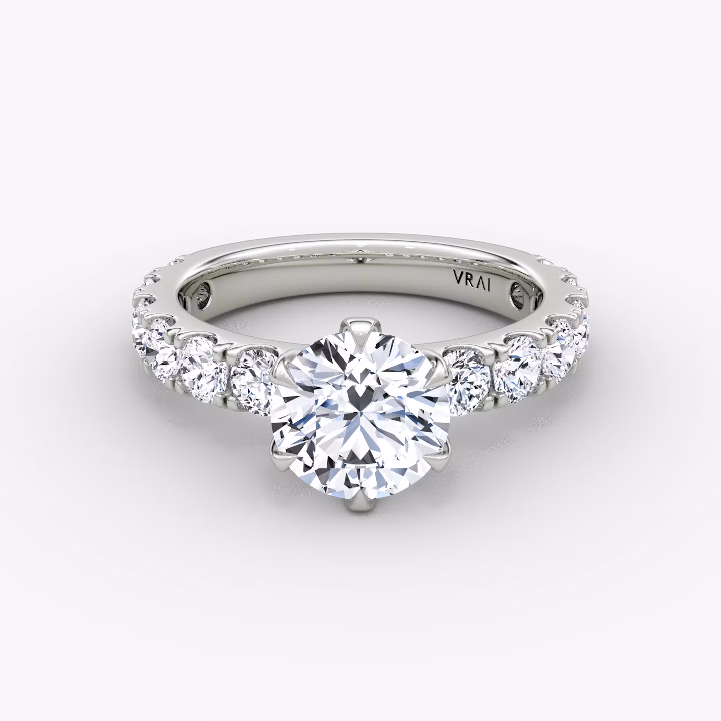 The Amour Eternity Round Brilliant | White Gold