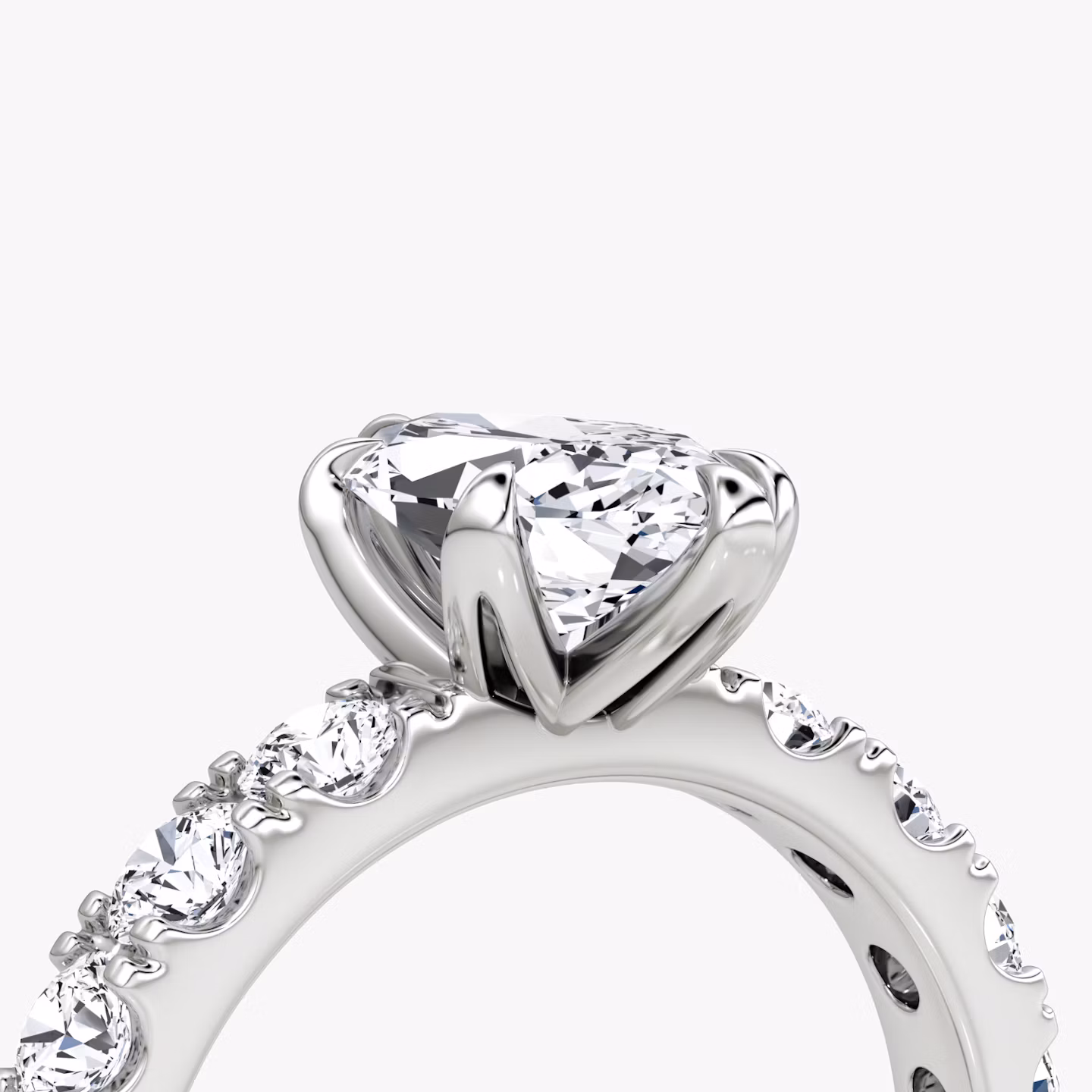 The Amour Eternity | Marquise | Platinum | bandAccent: Plain | diamondOrientation: vertical | caratWeight: other
