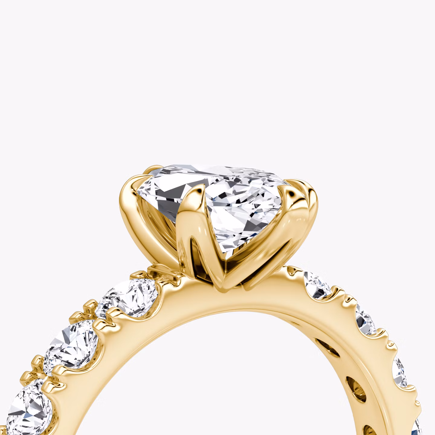 The Amour Eternity | Marquise | 18k | Yellow Gold | bandAccent: Plain | diamondOrientation: vertical | caratWeight: other