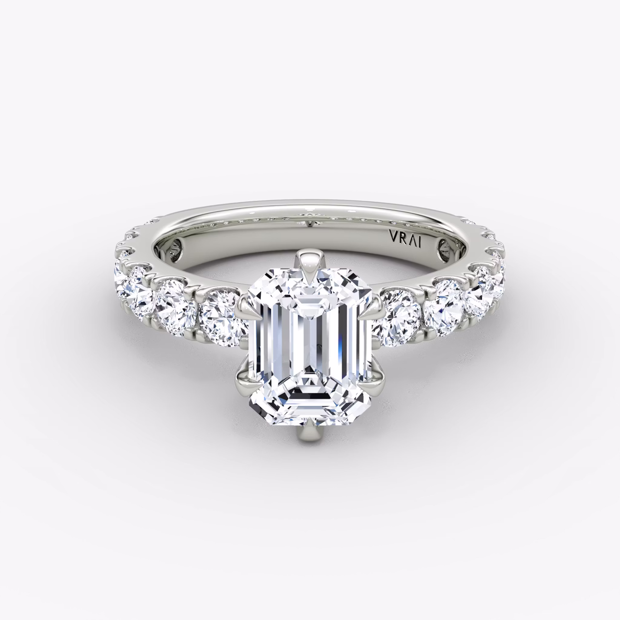 The Amour Eternity Emerald | White Gold