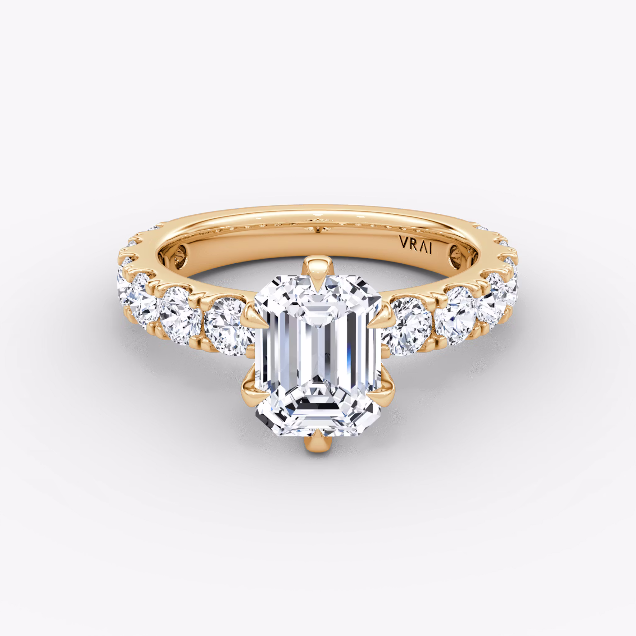 The Amour Eternity Emerald | Rose Gold