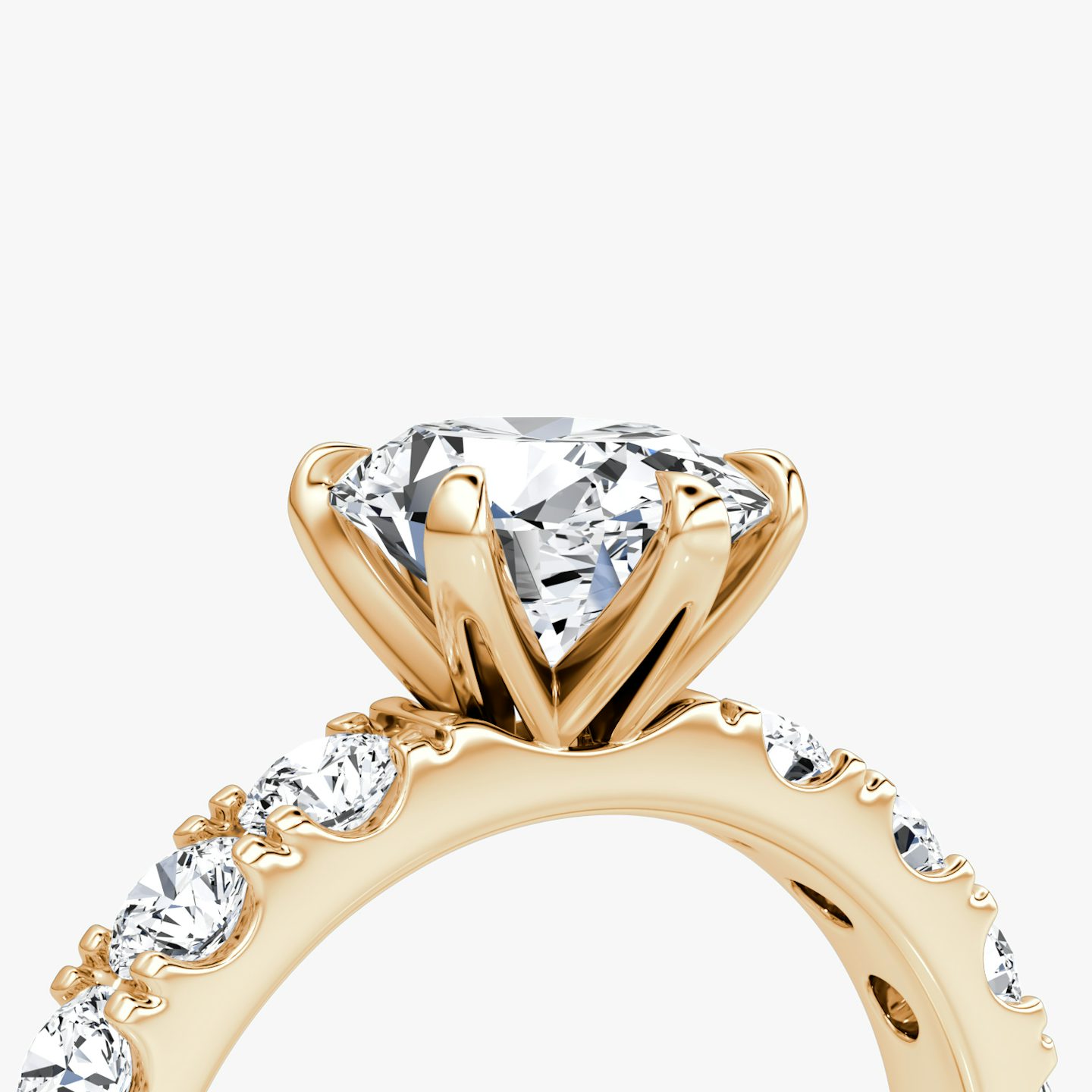 The Amour Eternity | Oval | 14k | Rose Gold | bandAccent: Plain | diamondOrientation: vertical | caratWeight: other