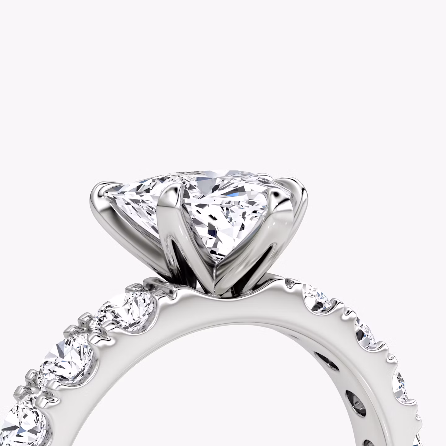 The Amour Eternity | Trillion | Platinum | bandAccent: Plain | diamondOrientation: vertical | caratWeight: other