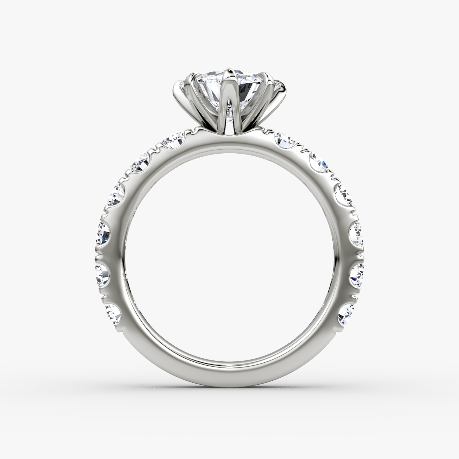 The Amour Eternity | Trillion | Platinum | bandAccent: Plain | diamondOrientation: vertical | caratWeight: other