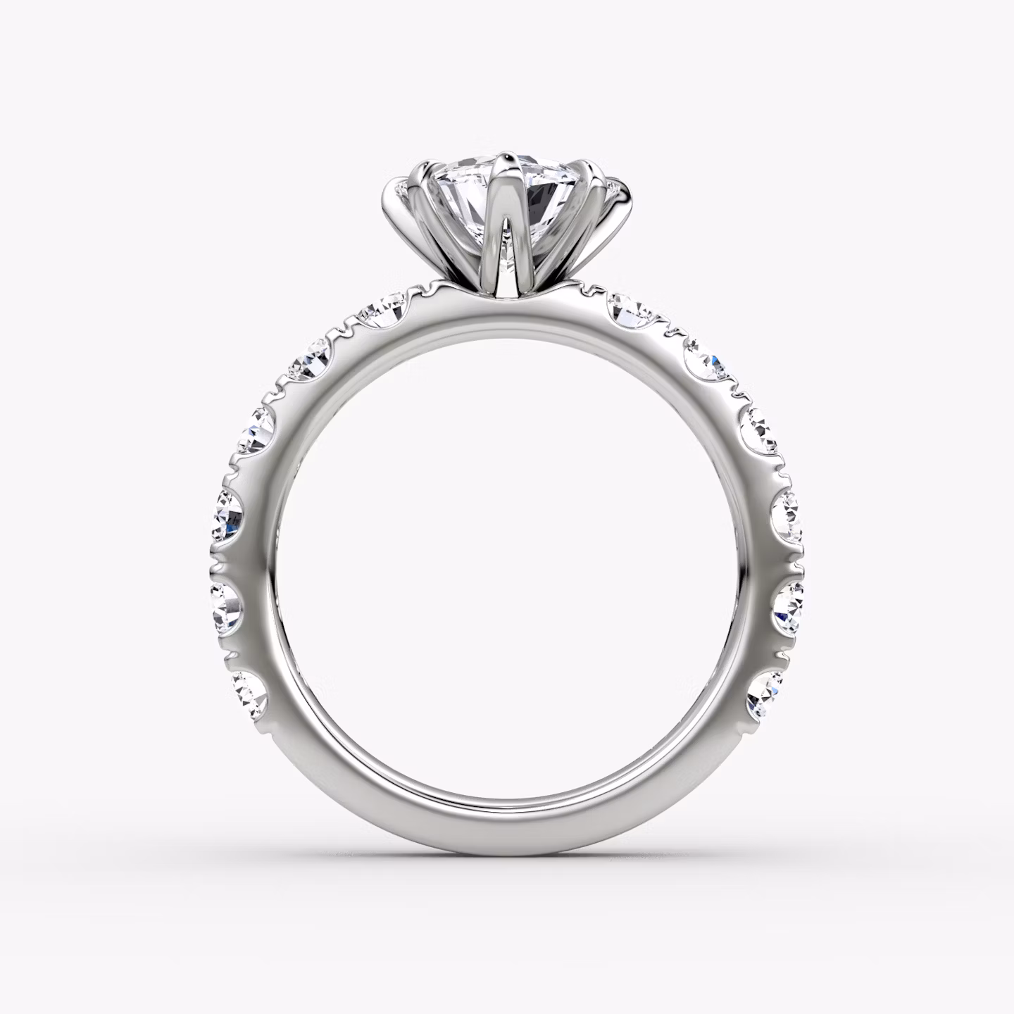 The Amour Eternity | Trillion | Platinum | bandAccent: Plain | diamondOrientation: vertical | caratWeight: other