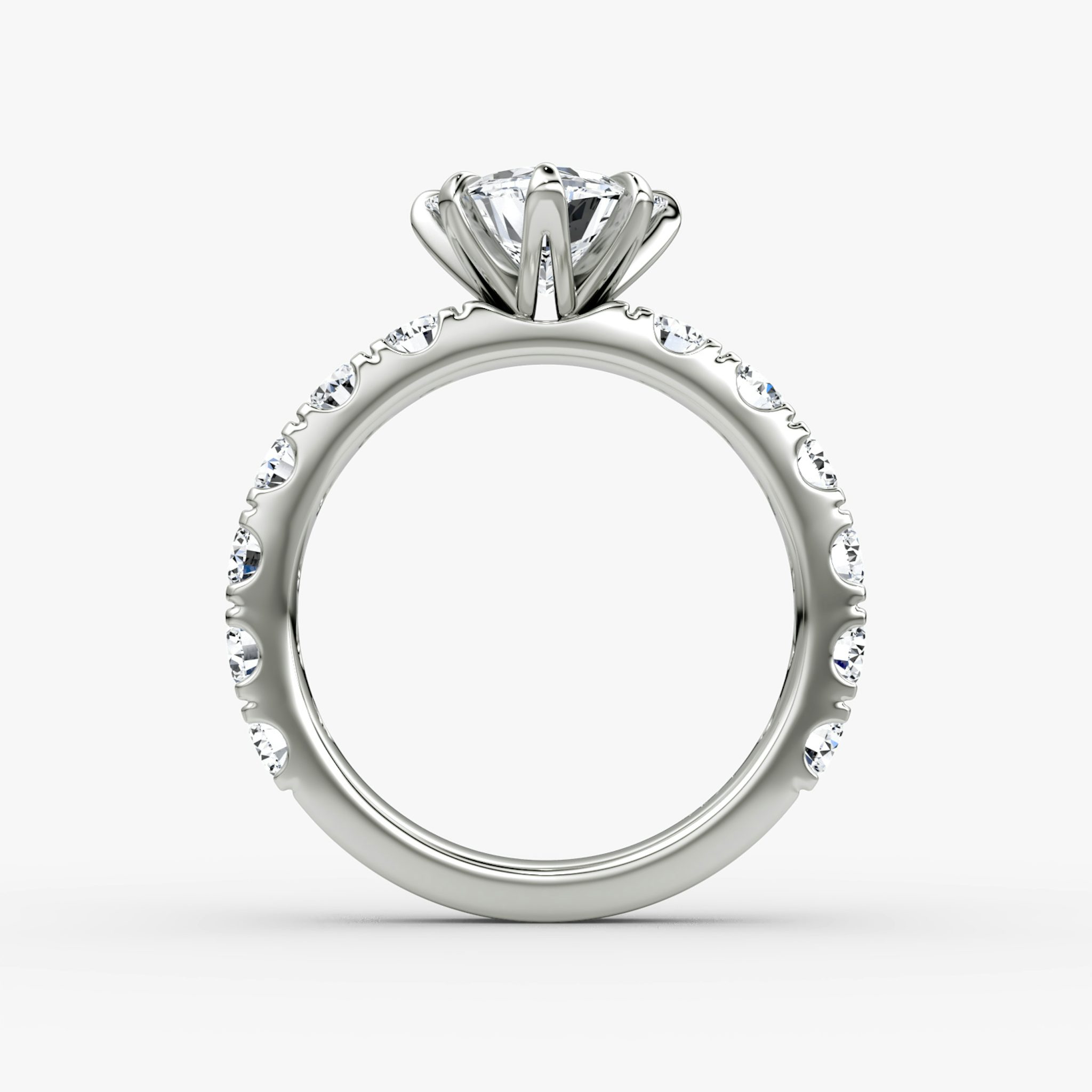 The Amour Eternity | Trillion | Platinum | bandAccent: Plain | diamondOrientation: vertical | caratWeight: other