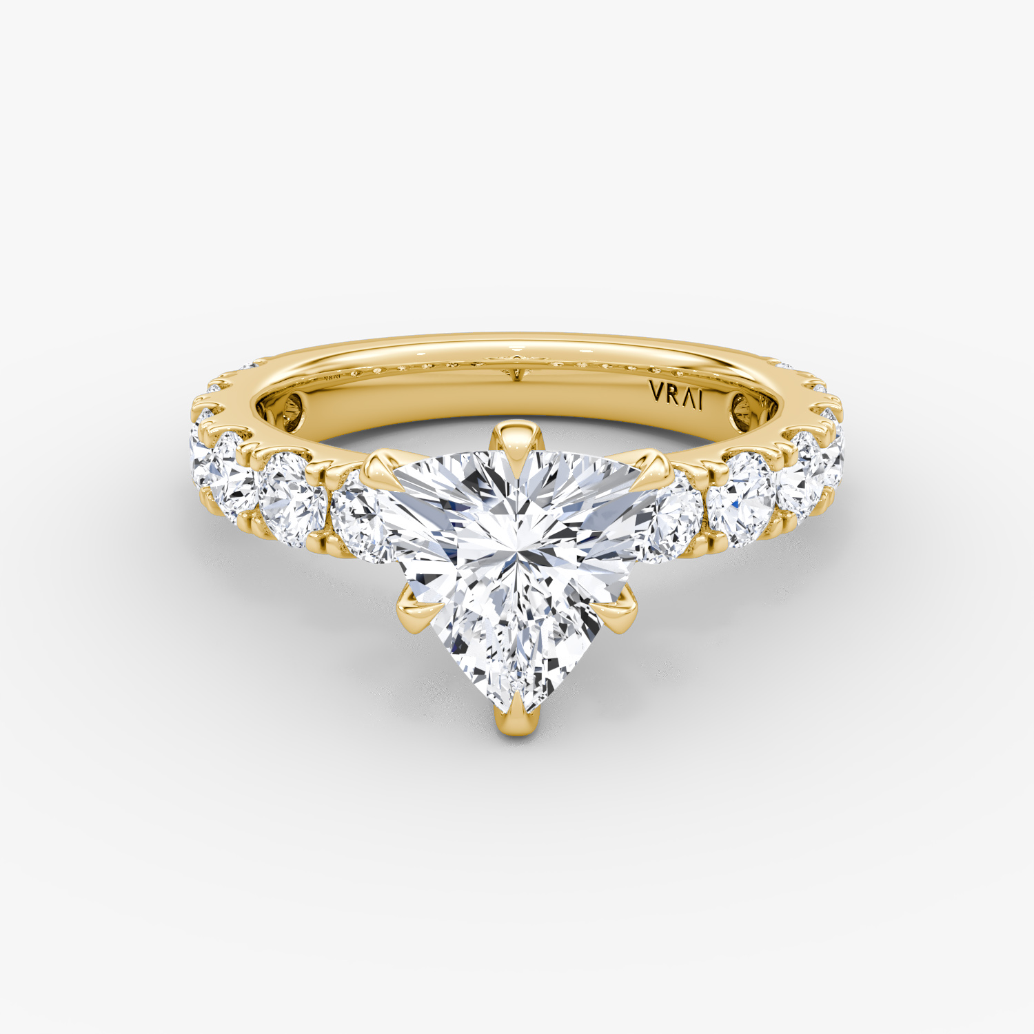 The Amour Eternity Trillion | Yellow Gold