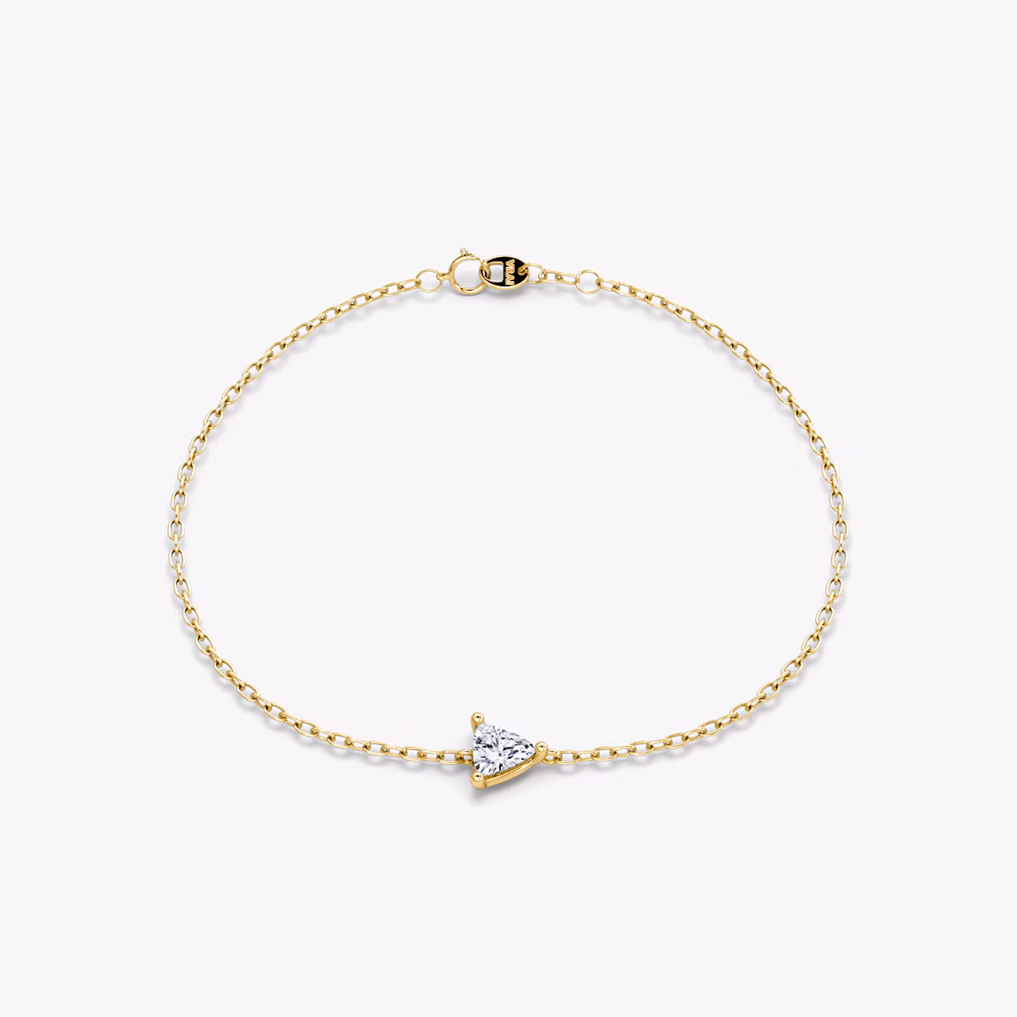 Petite Solitaire Armband Trillant | Yellow Gold