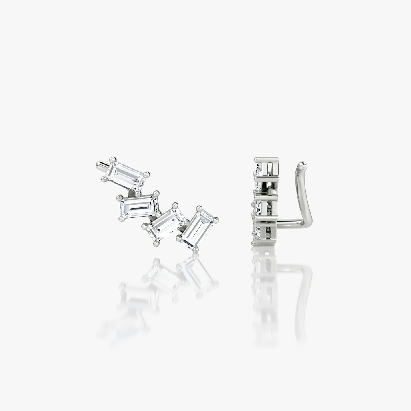 Manchette d'oreille Petite Baguette | Baguette | Argent Sterling