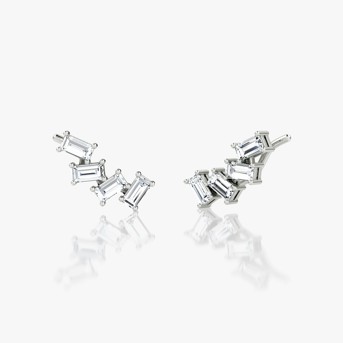Manchette d'oreille Petite Baguette | Baguette | Argent Sterling