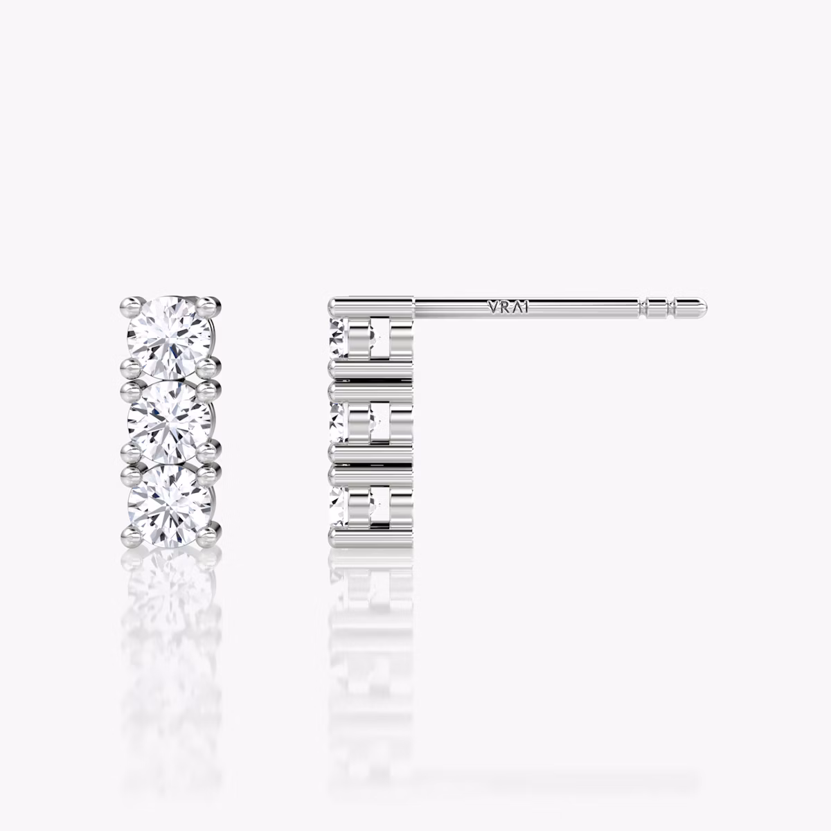 Pendiente Tenis | Brillante | 14k | Oro blanco | caratWeight: 0.30ct