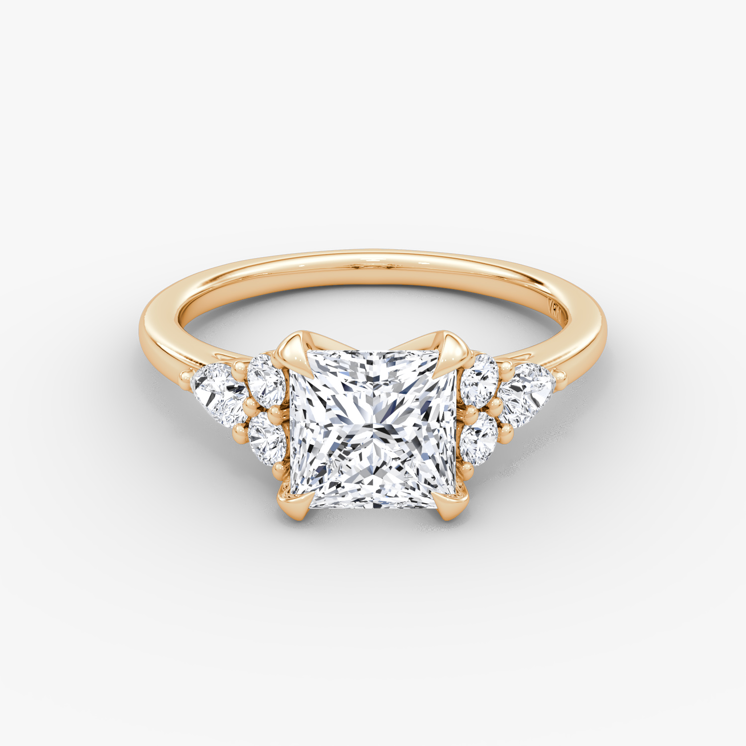 The Pear Cluster Heirloom Princess | Rose Gold
