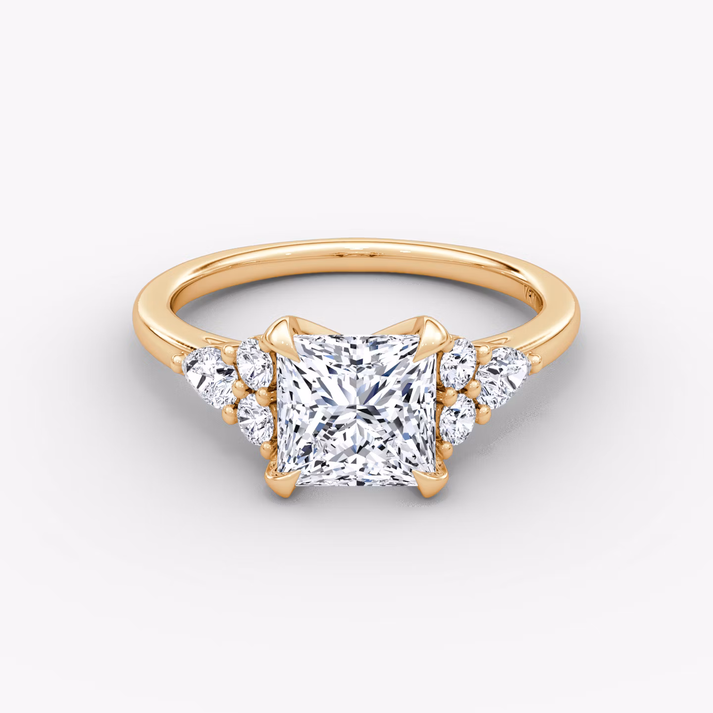 The Pear Cluster Heirloom Princess | Rose Gold
