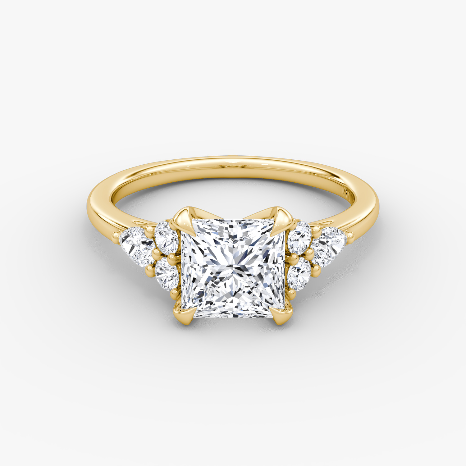 The Pear Cluster Heirloom Princess | Yellow Gold