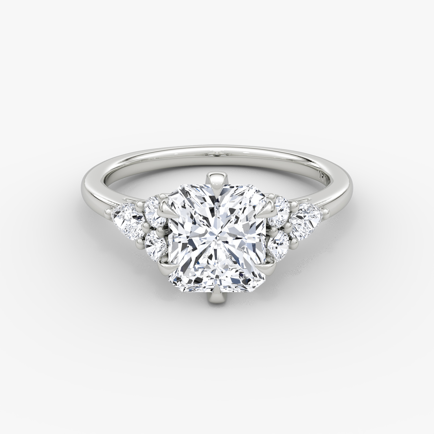 The Pear Cluster Heirloom Radiant | Platinum