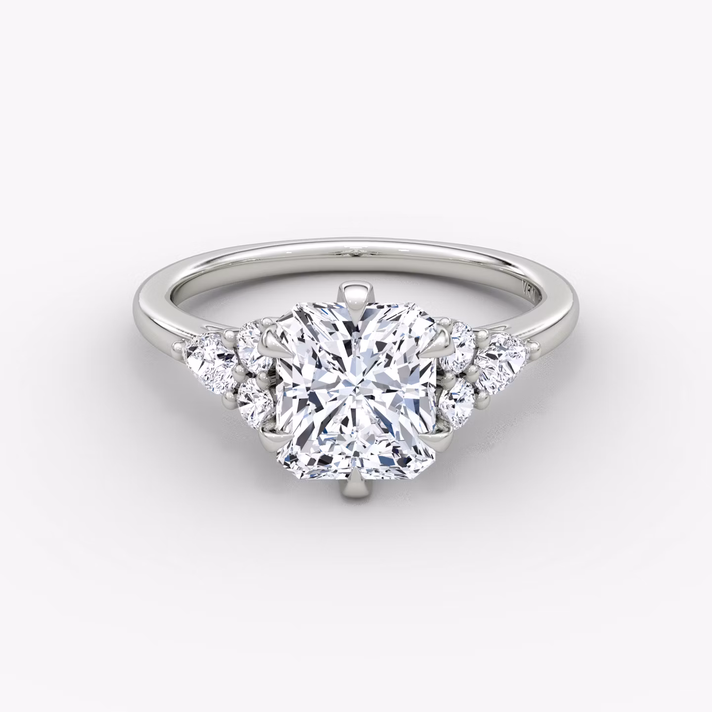 The Pear Cluster Heirloom Radiant | Platinum