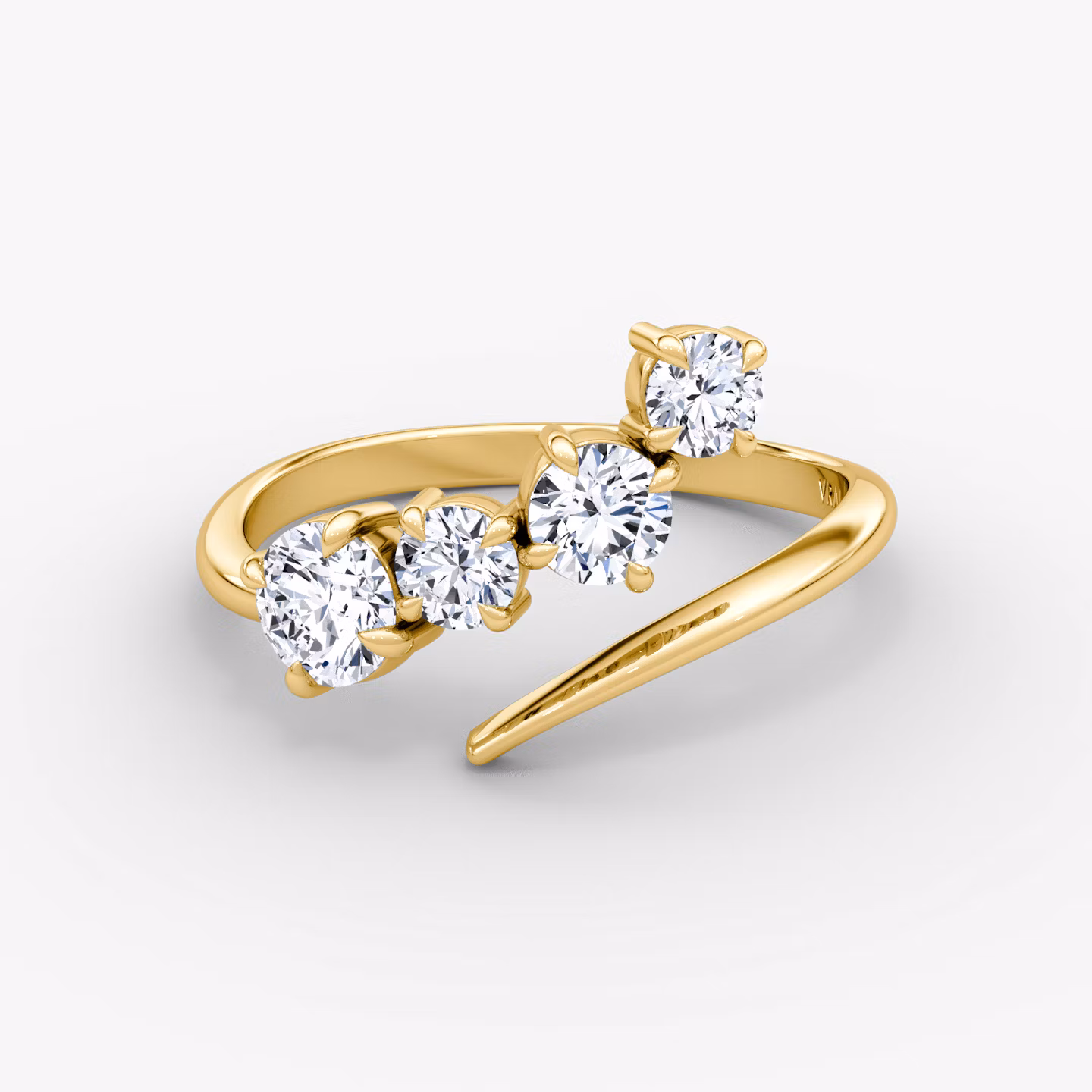 Cosmos Ring Round Brilliant | Yellow Gold
