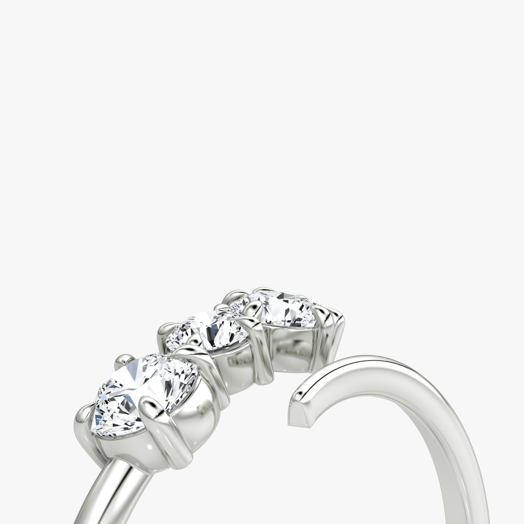 Cosmos Ring | Round Brilliant | 14k | White Gold