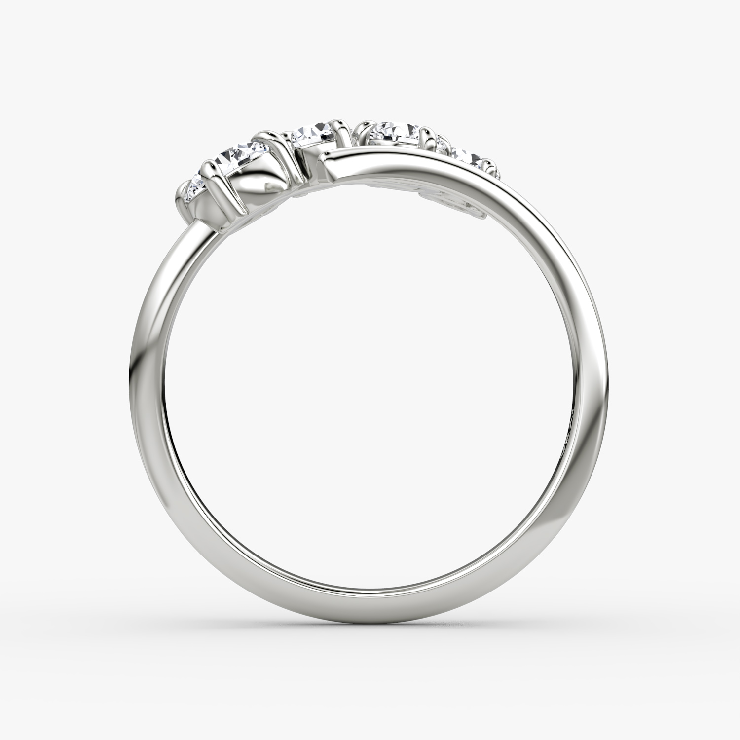 Cosmos Ring | Round Brilliant | 14k | White Gold