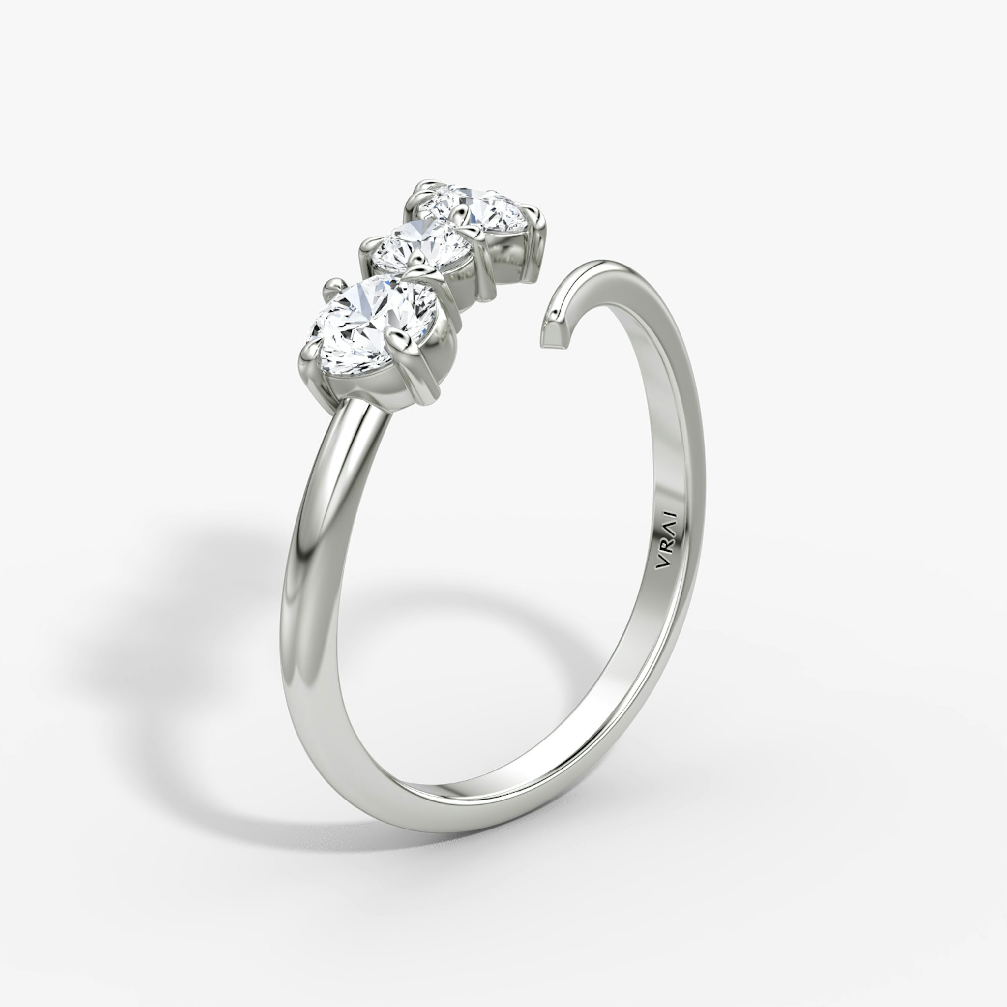 Cosmos Ring | Round Brilliant | 14k | White Gold