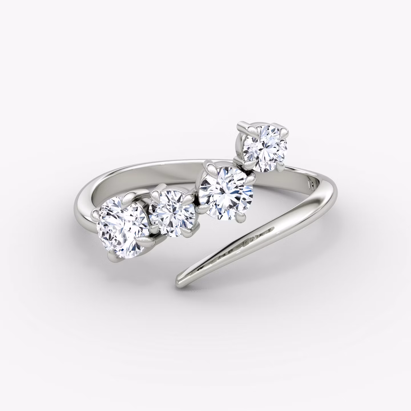 Cosmos Ring Round Brilliant | White Gold