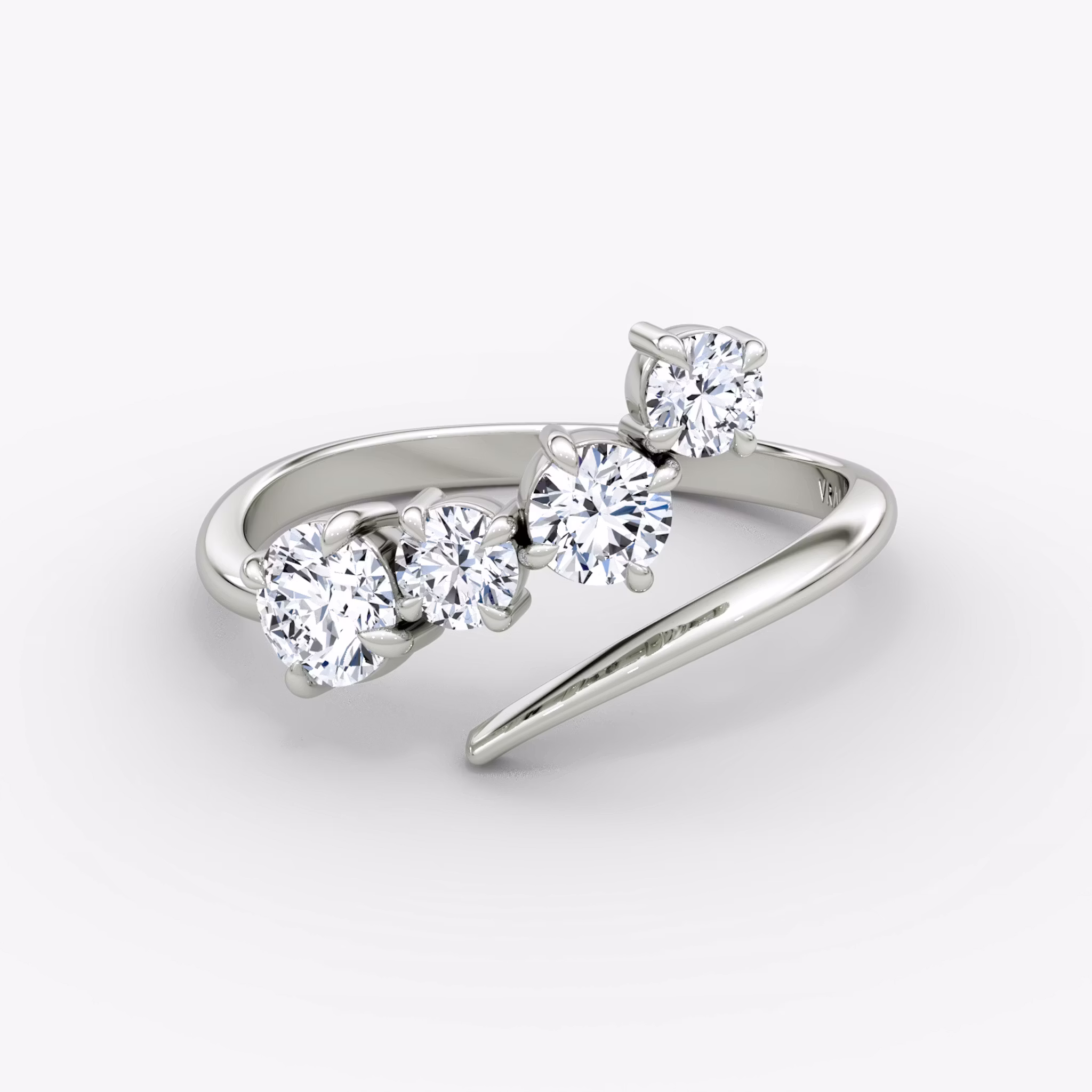 Cosmos Ring Round Brilliant | White Gold