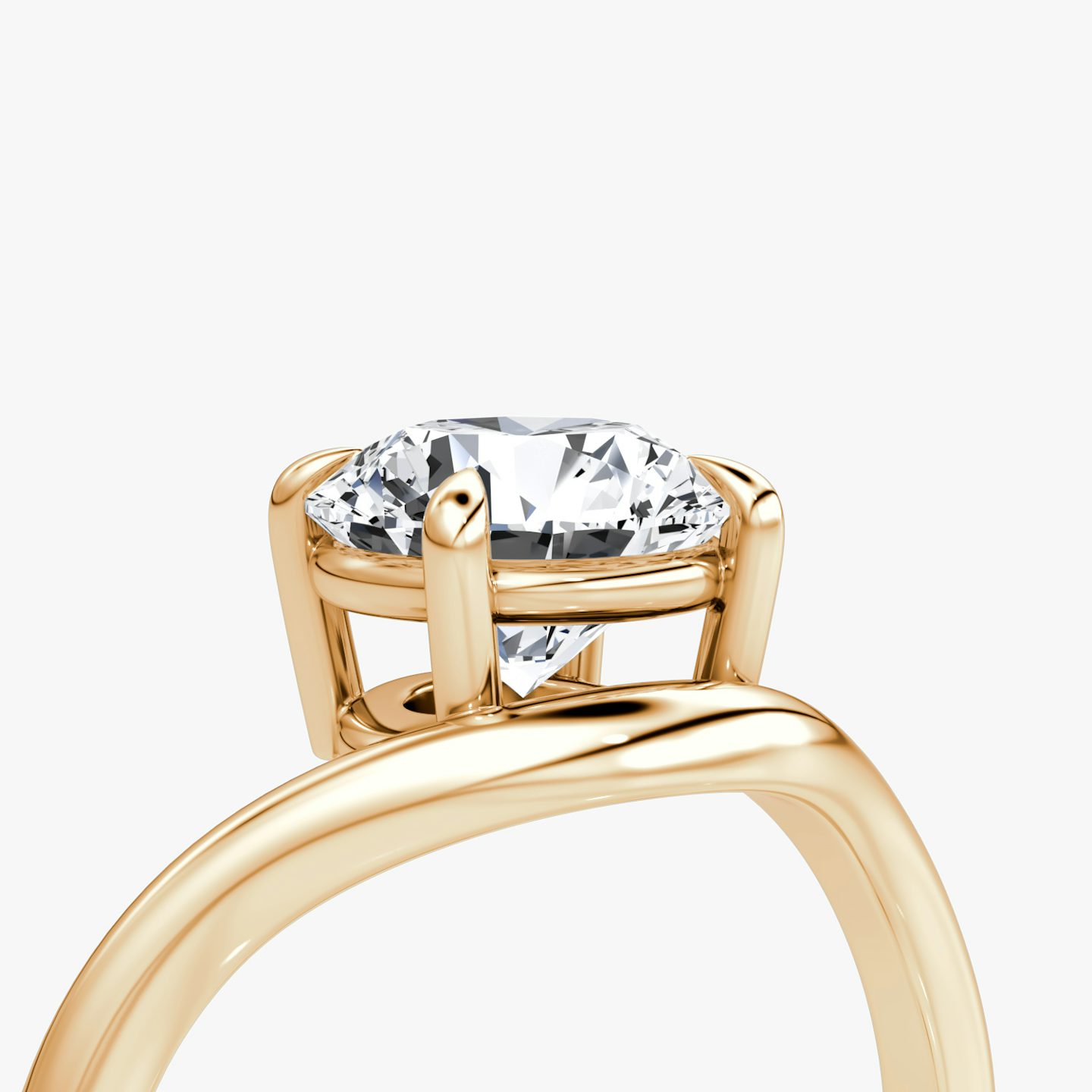 Curve | Rund | 14k | Roségold | bandAccent: Ohne Pavé-Besatz | caratWeight: 2.0ct | diamondOrientation: vertical