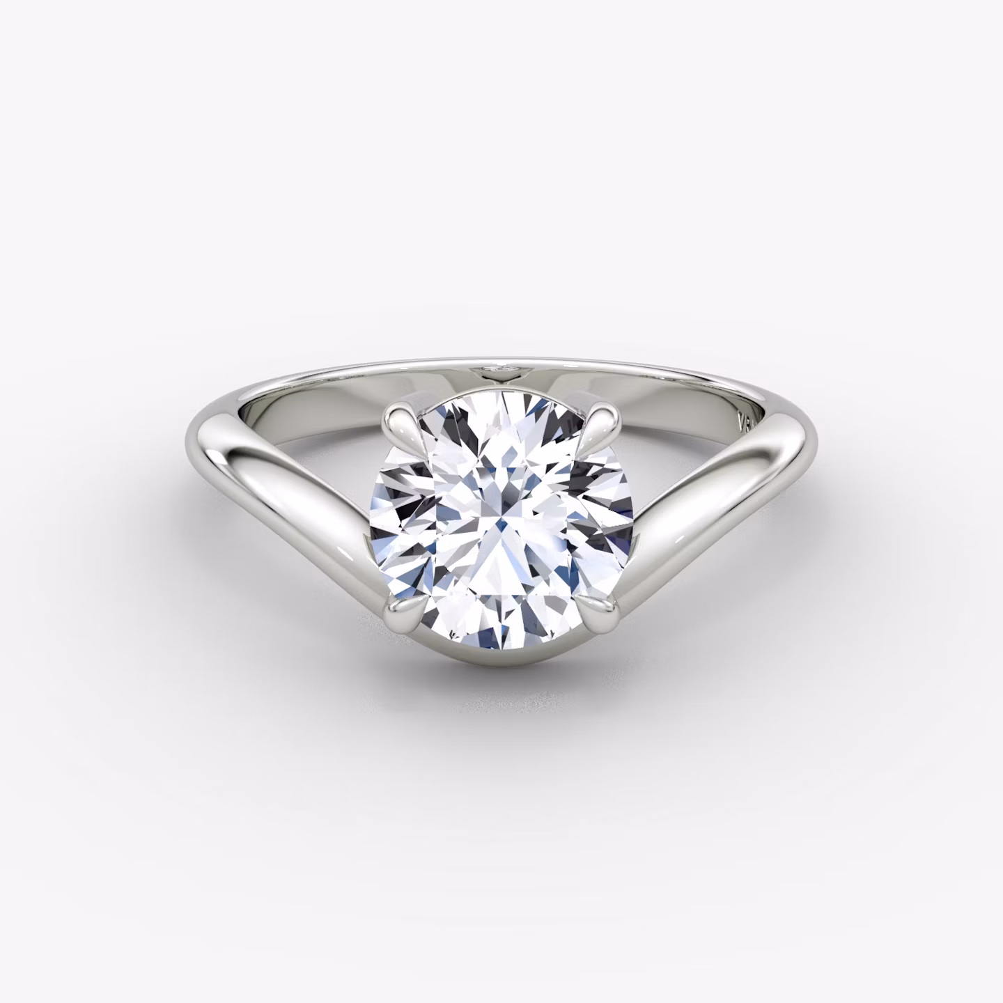 The Curve Round Brilliant | Platinum