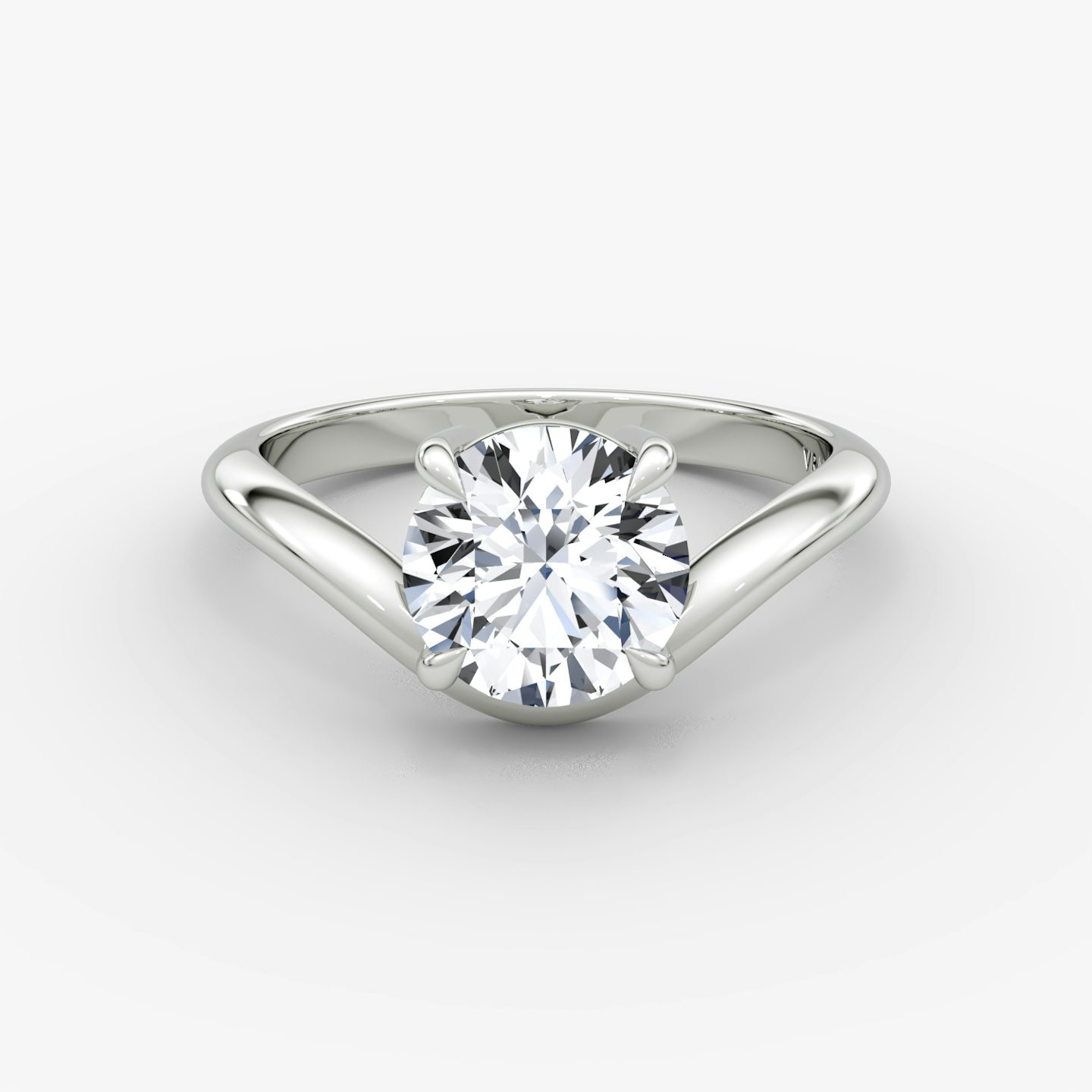 Curve | Rund | Platin | bandAccent: Ohne Pavé-Besatz | caratWeight: 1.5ct | diamondOrientation: vertical
