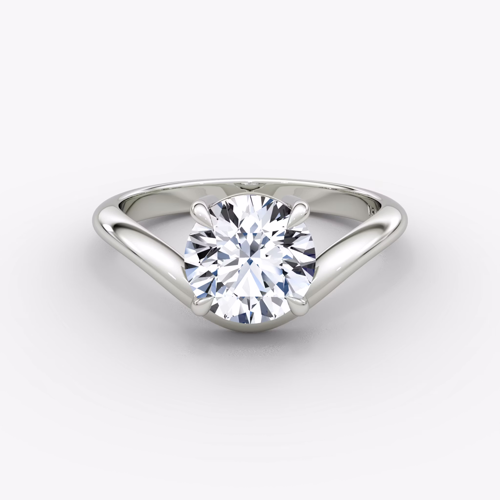 The Curve Round Brilliant | White Gold